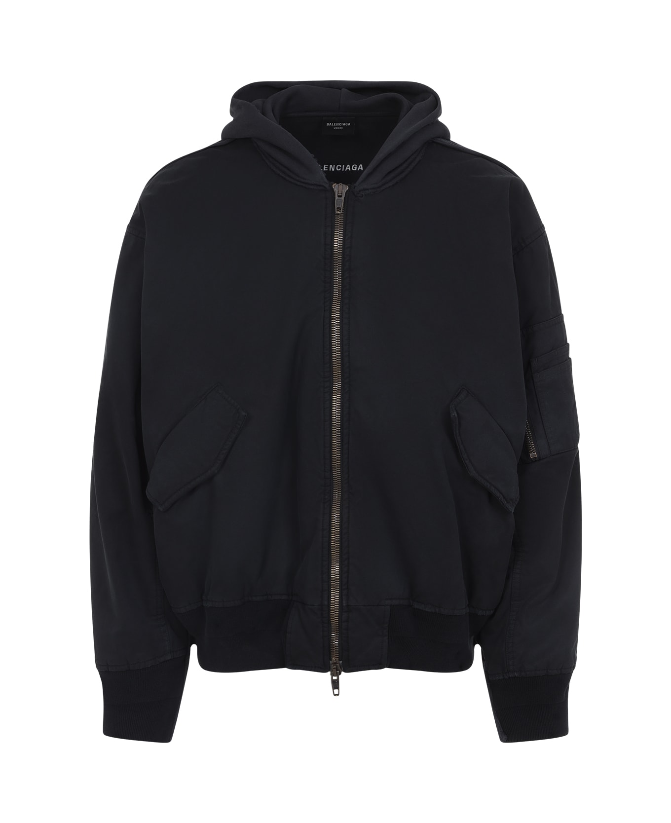 Balenciaga Hybrid Bomber - BLACK