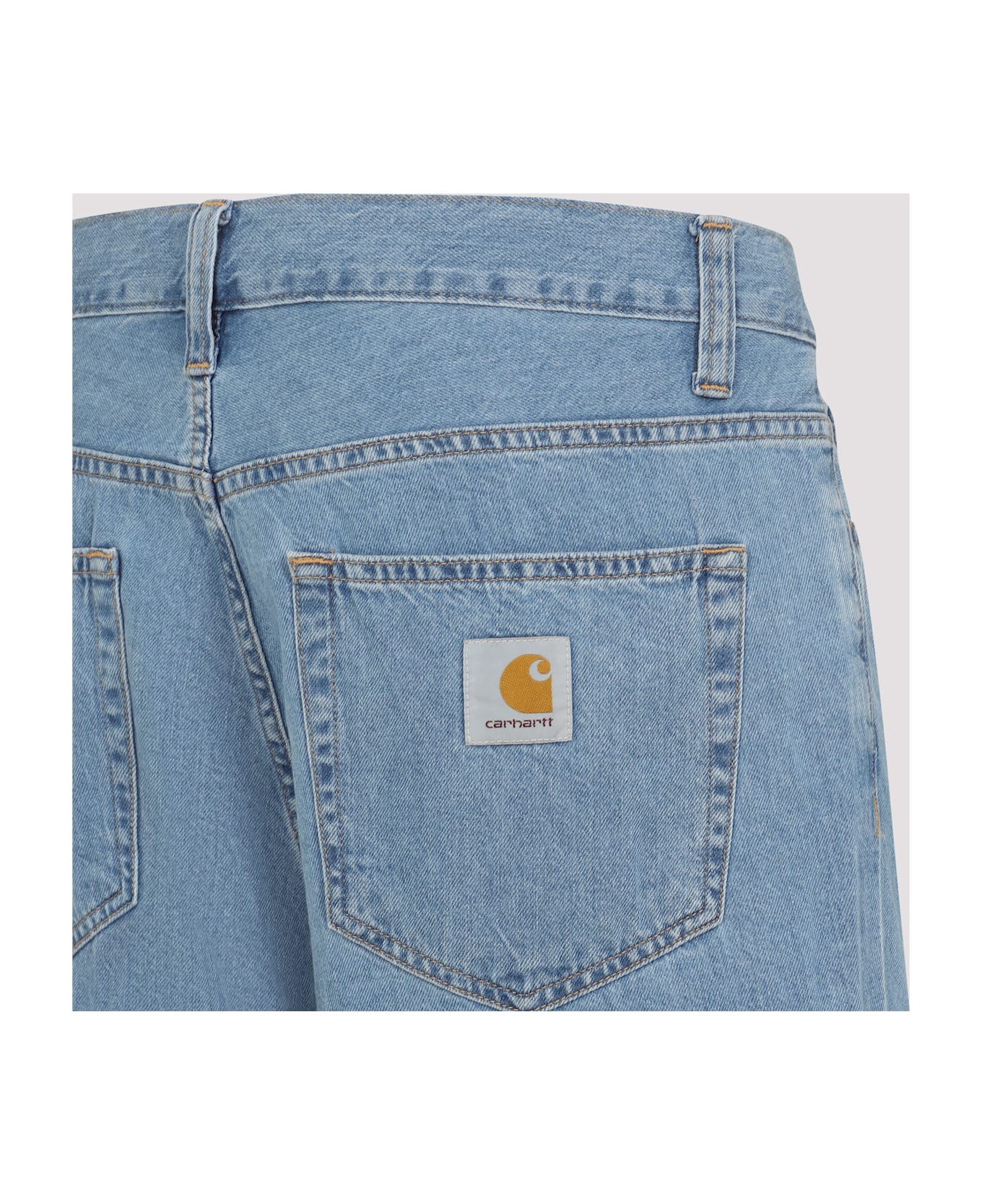 Carhartt Lucas Pant Cotton Denim Bleached - Blue