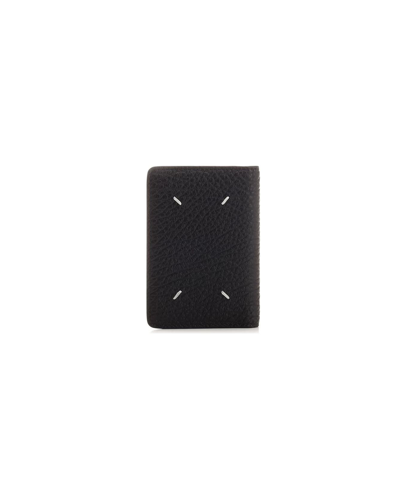 Maison Margiela "four Stitches" Card Holder - Black