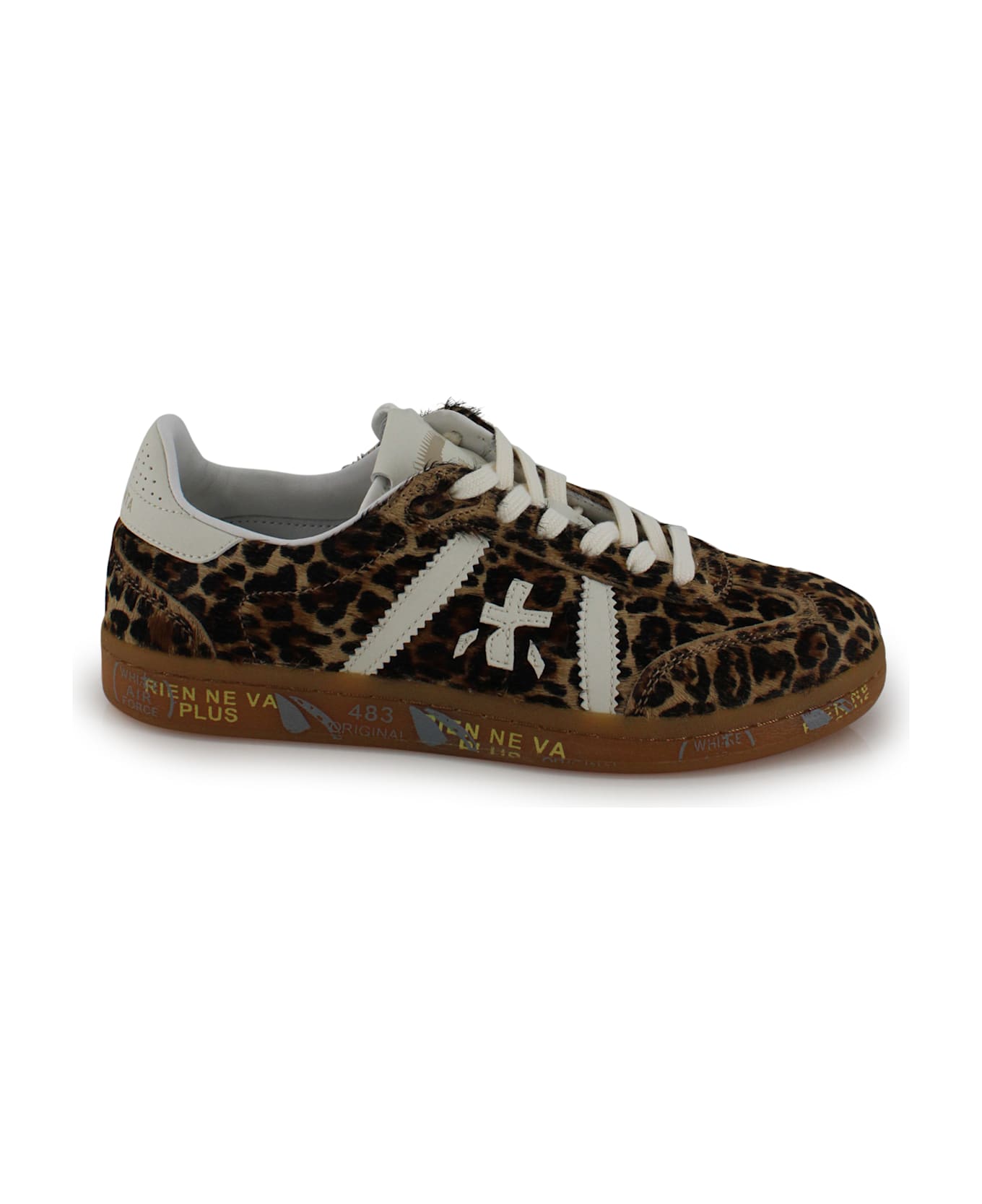Premiata Leopard Print Sneakers