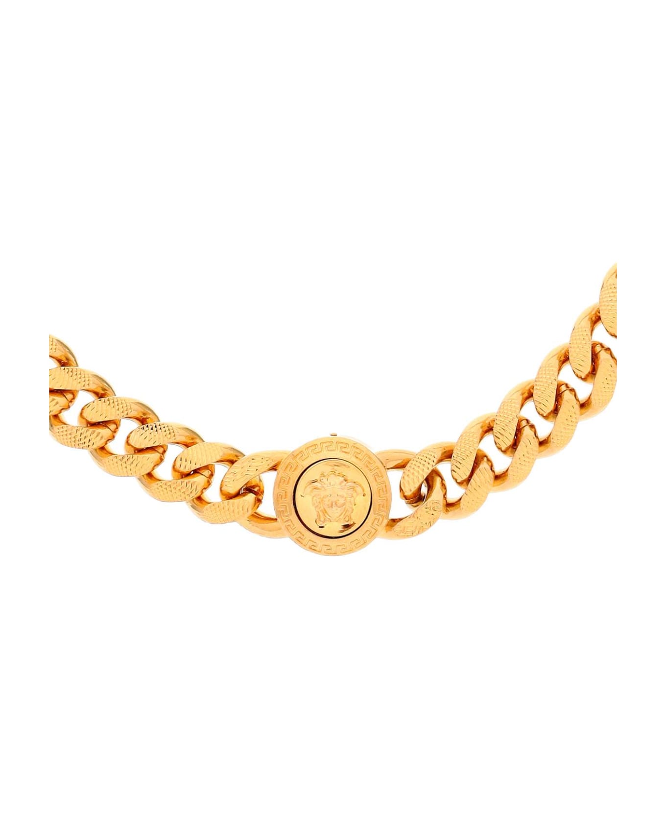Versace Chain Medusa Necklace - Kot Tribute Gold