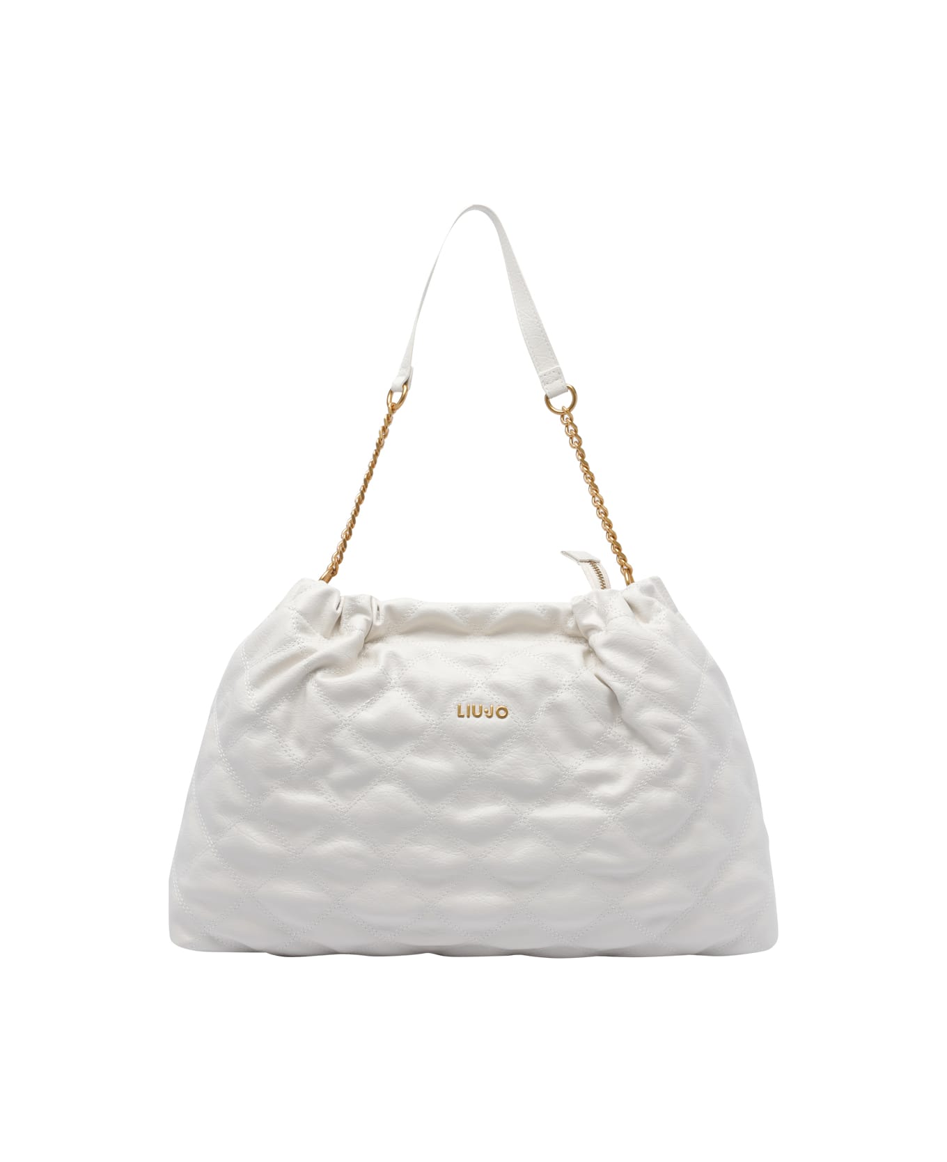 Liu-Jo Logo Shoulder Bag - White