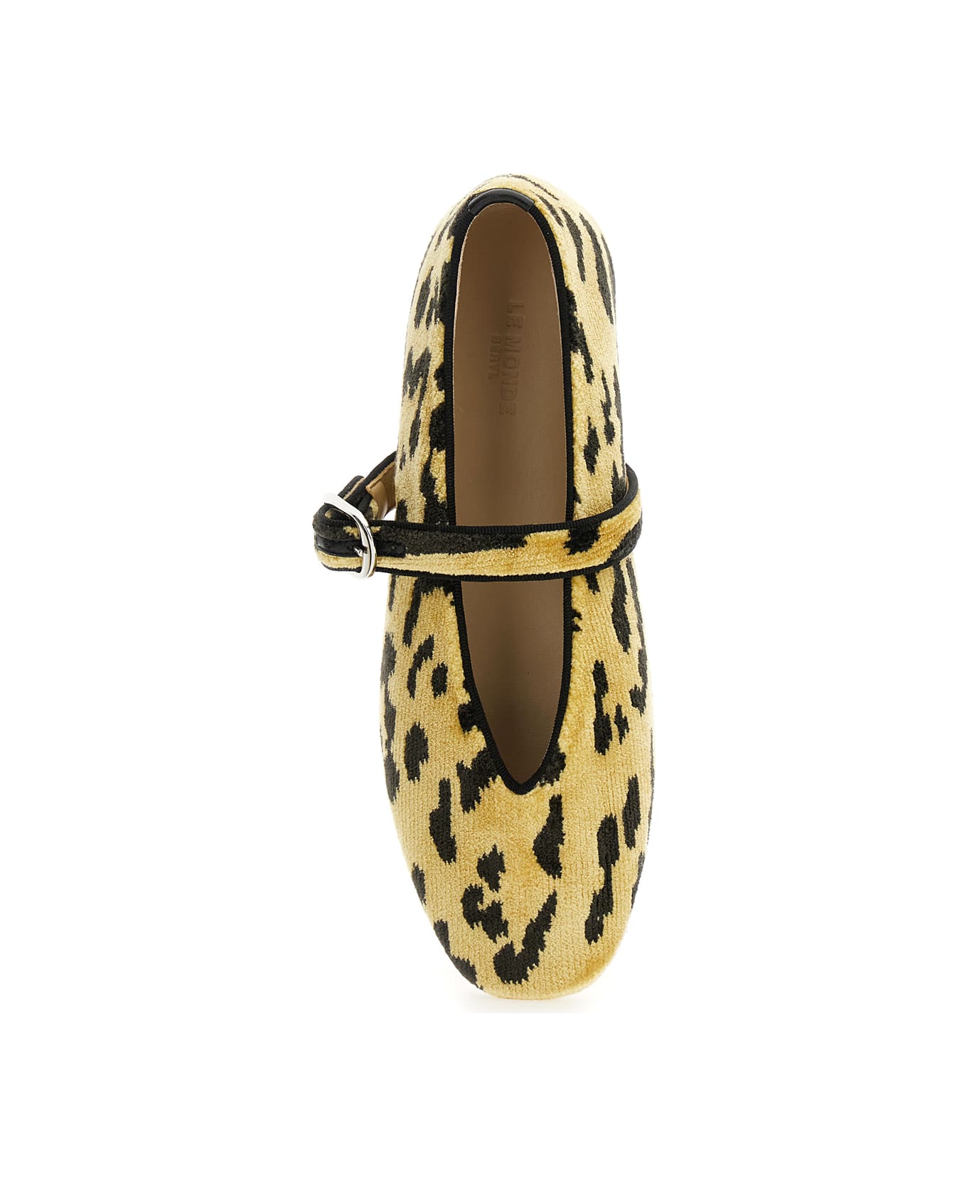 Le Monde Beryl 'stella' Multicolor Ballerinas With All-over Leopard Print In Velvet Woman - Multicolor