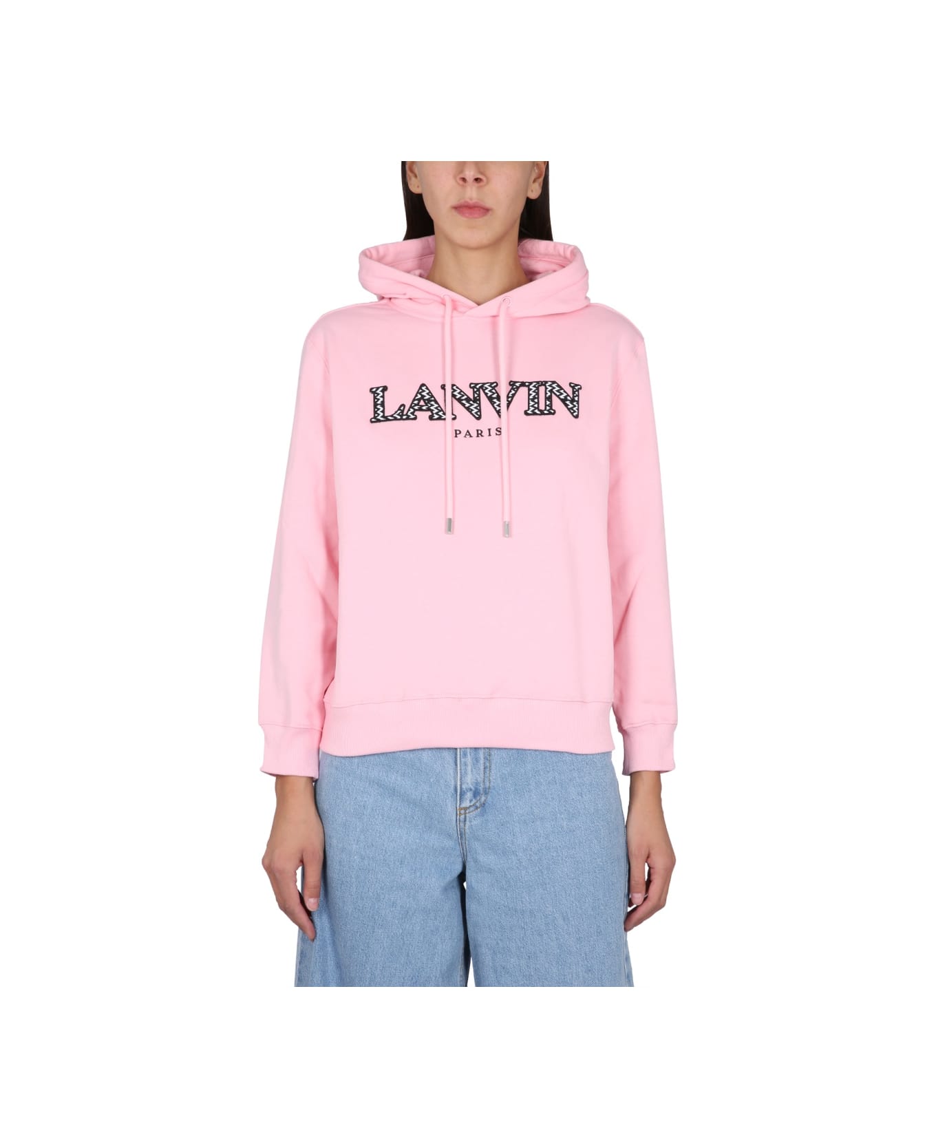 Lanvin Rose Cotton Sweatshirt - PINK