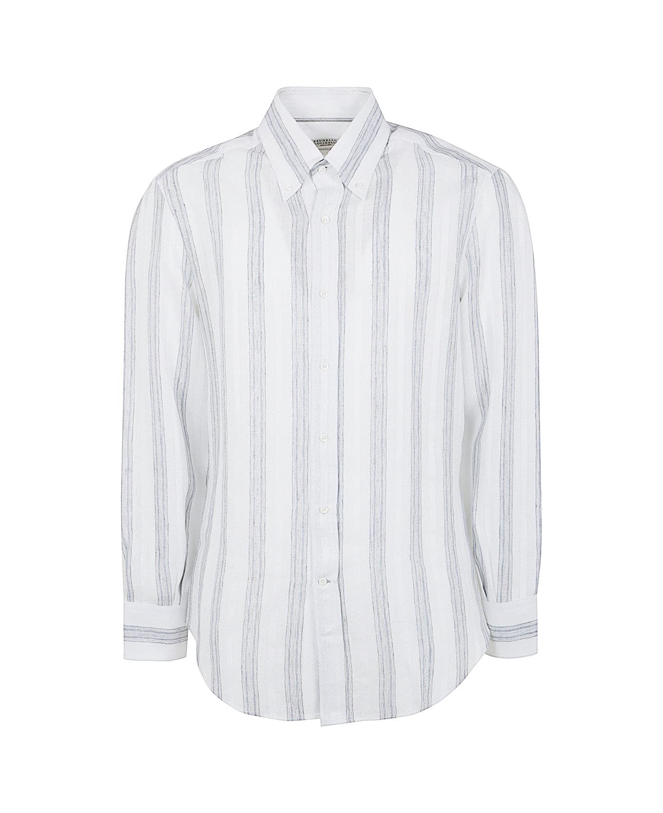 Brunello Cucinelli Shirt - White Grey