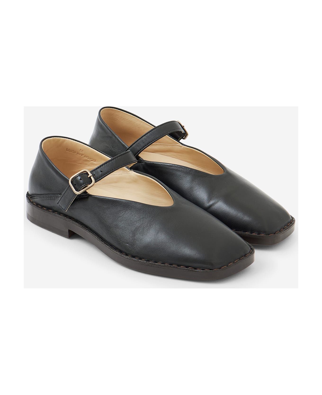 Lemaire Ballerina Ballet Flats - black