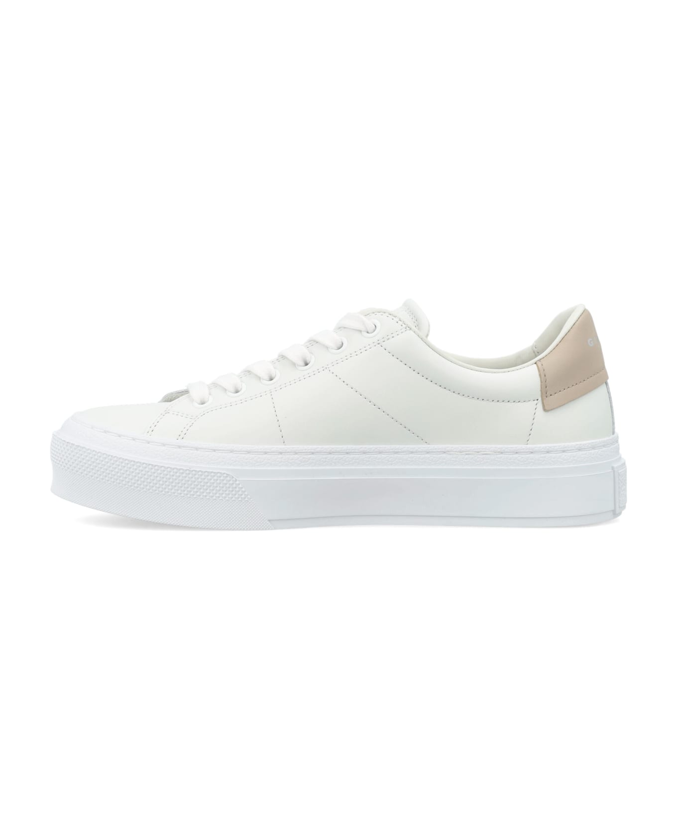 Givenchy City Sport Lace-up Sneakers - WHITE/BEIGE