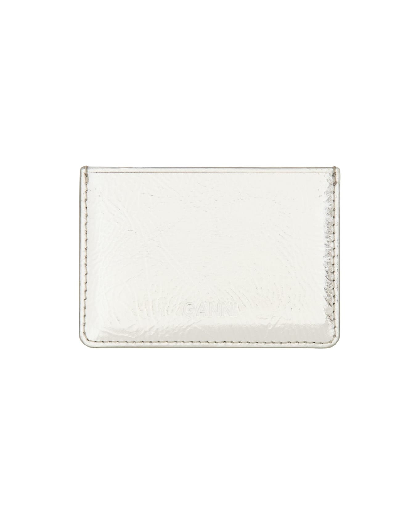 Ganni Bou" Card Holder - SILVER