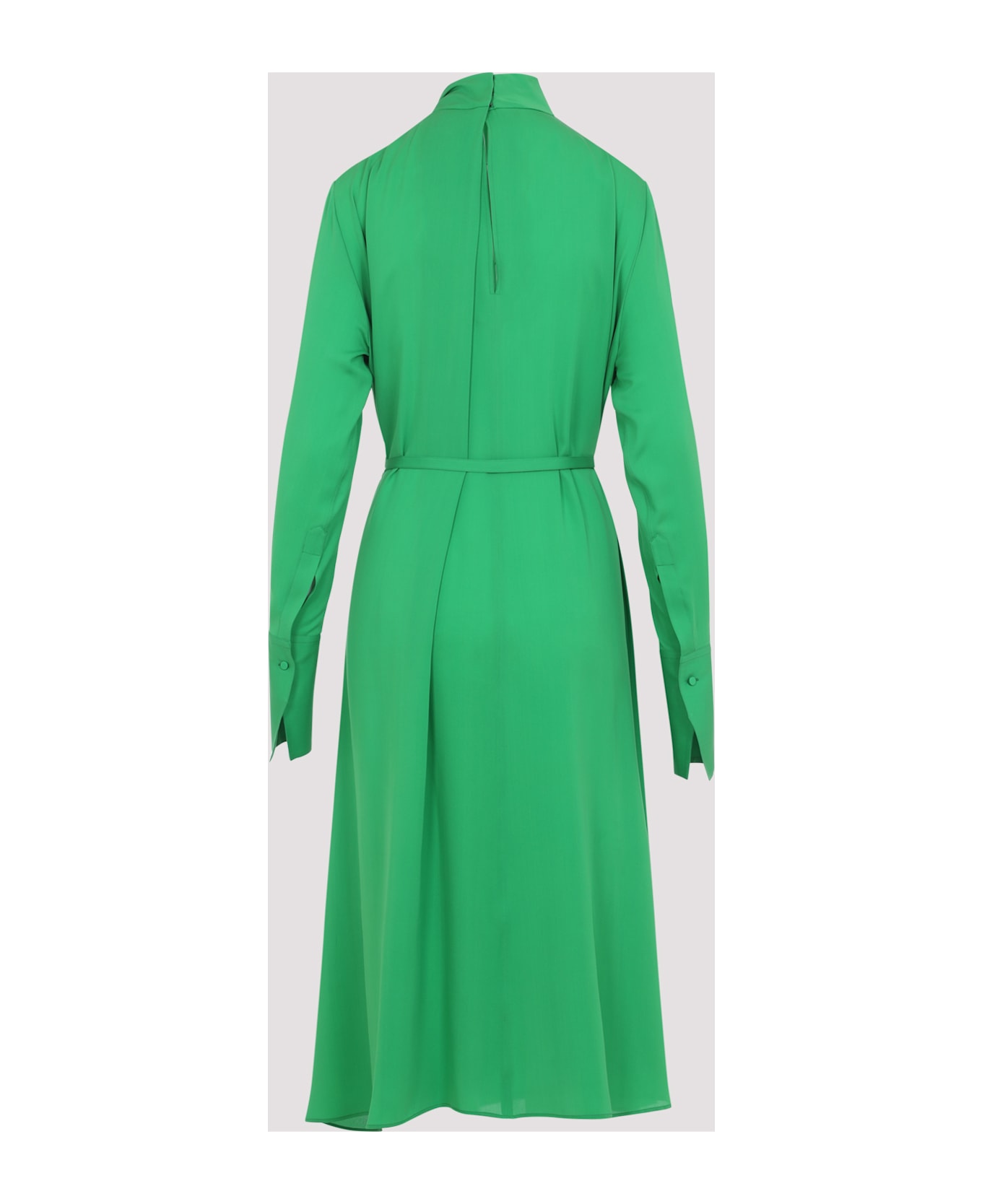 Tom Ford Washed Silk Midi Dress - Gcr Green Clover