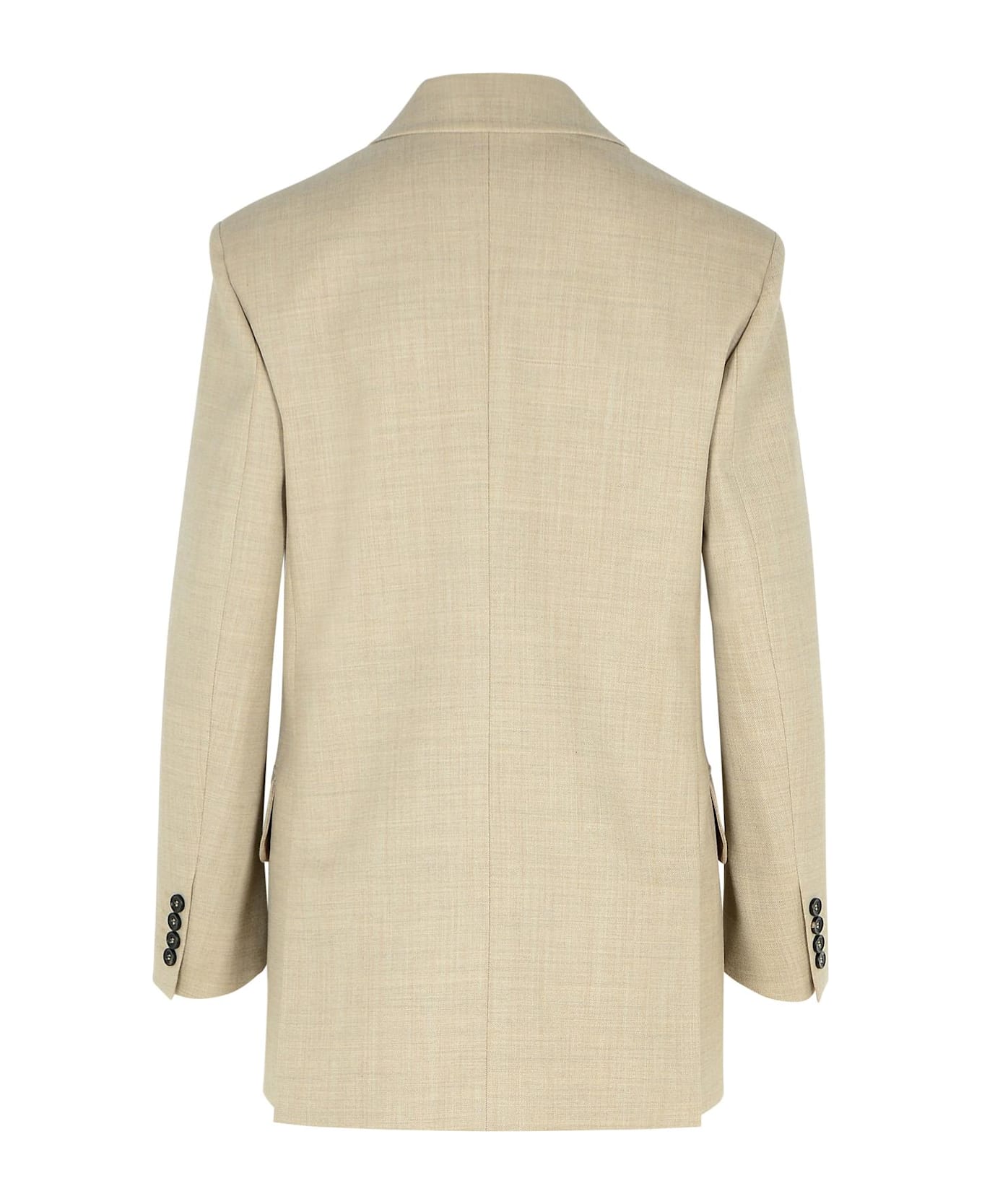 Max Mara 'rosi' Beige Virgin Wool Blazer - Beige ジャケット