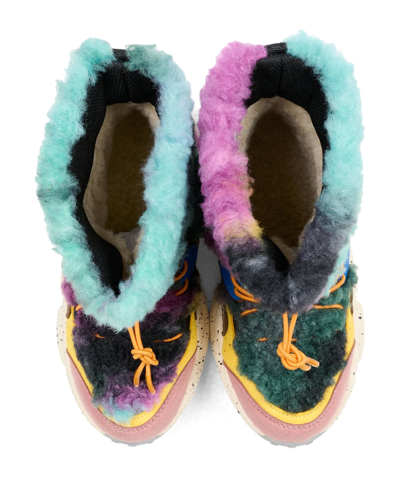 Flower Mountain Multicolor Ankle Boots For Kids - Multicolor