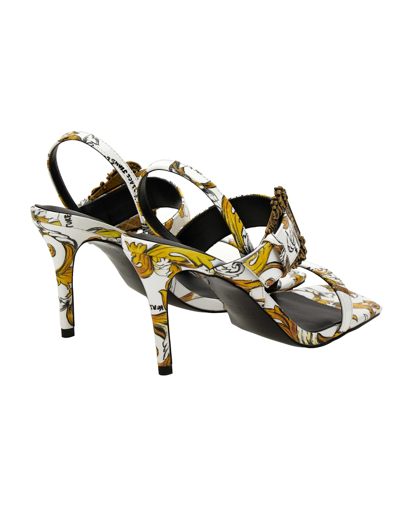 Versace Jeans Couture Open Sandals - White
