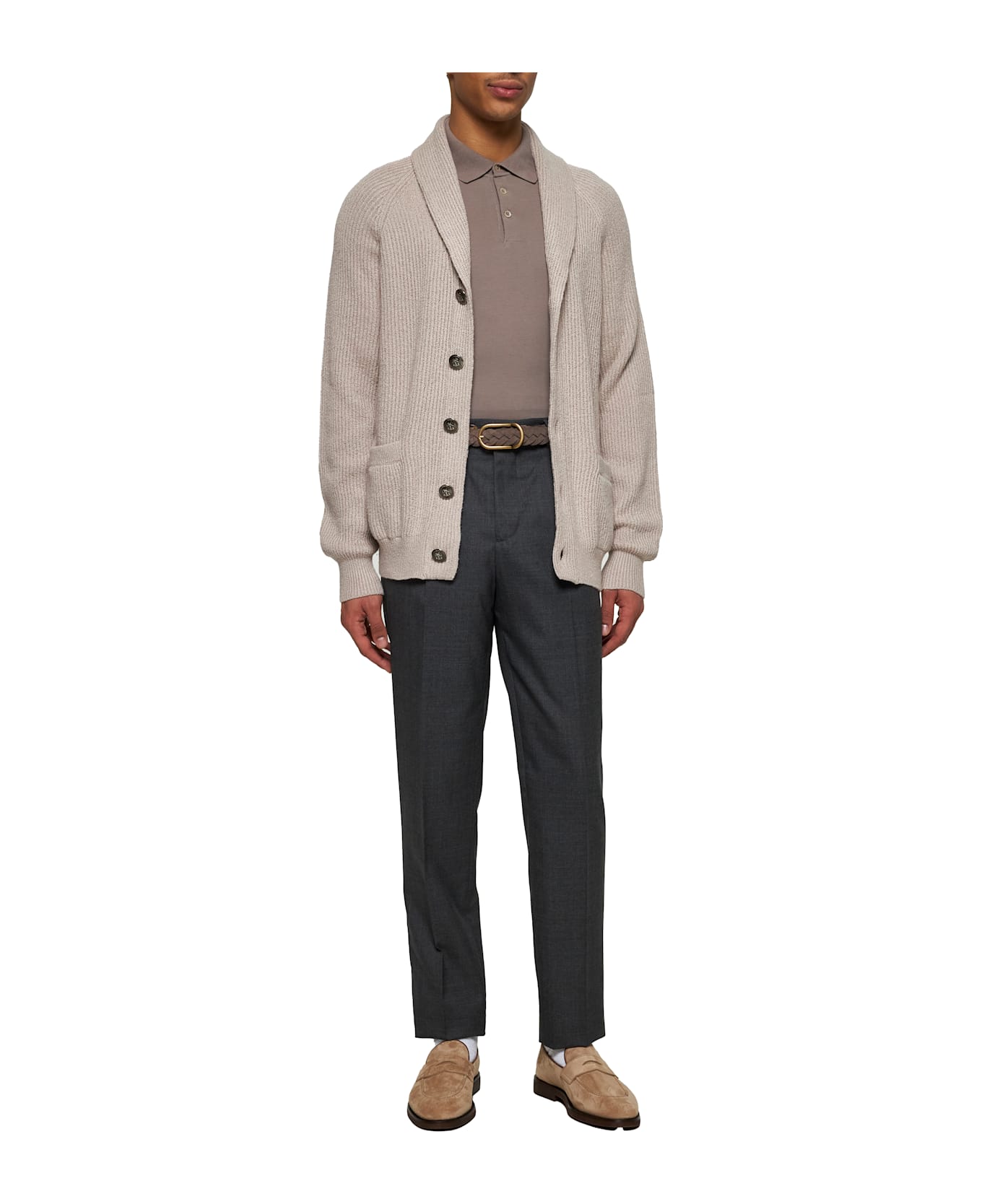 Brunello Cucinelli Pants - Grigio medio