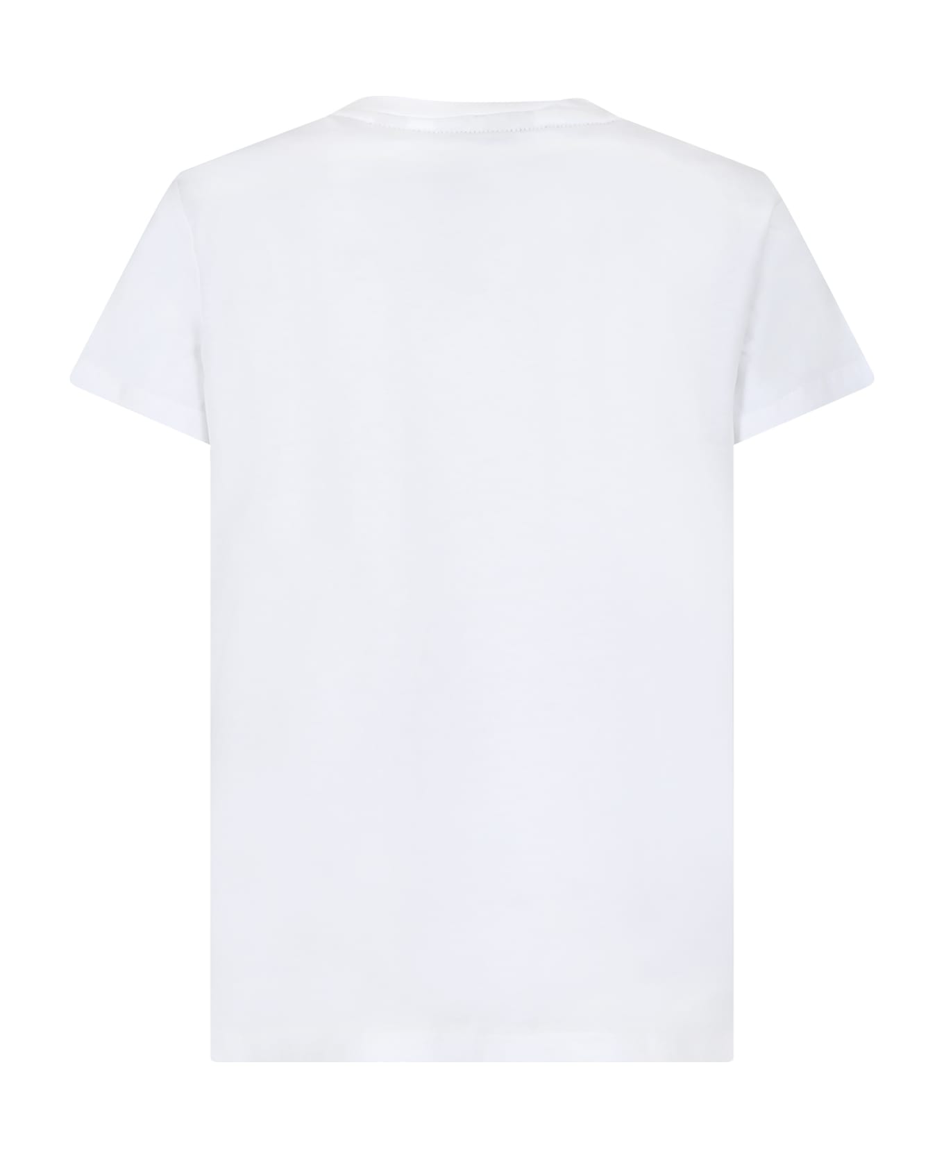 Juicy Couture White T-shirt For Girl With Strass - White