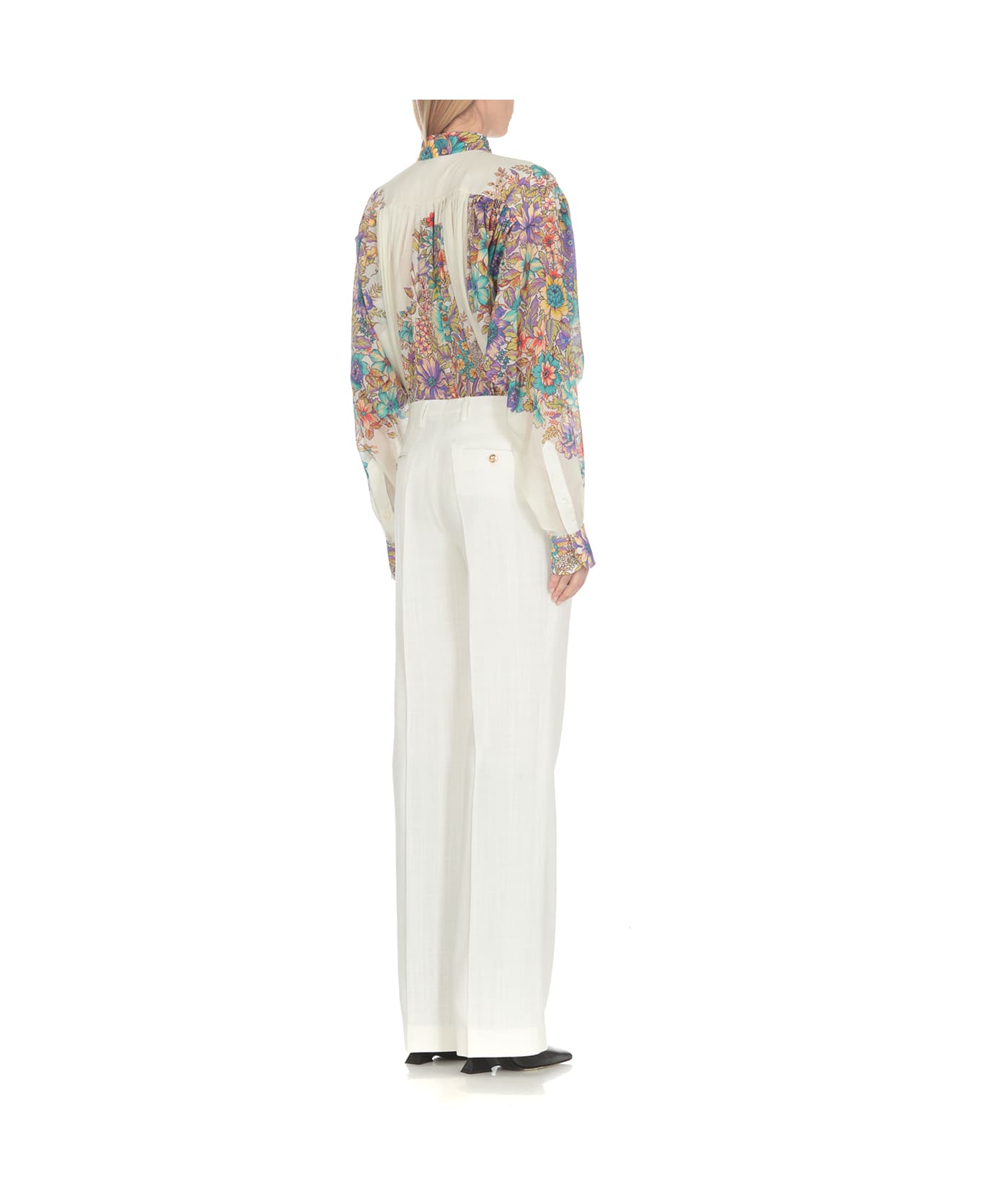 Etro Trousers Trousers - Ivory ボトムス