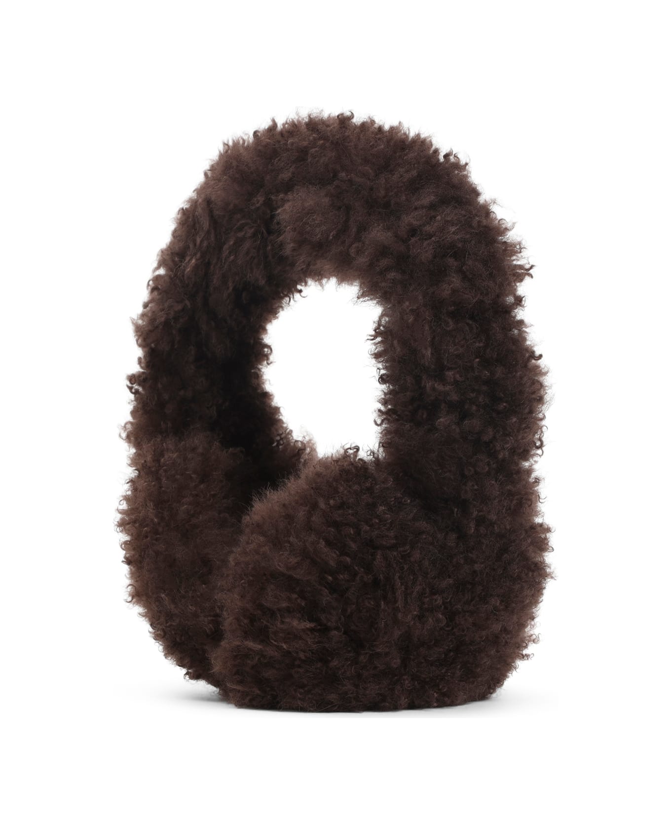 Yves Salomon Lamb Earmuffs - Mocha