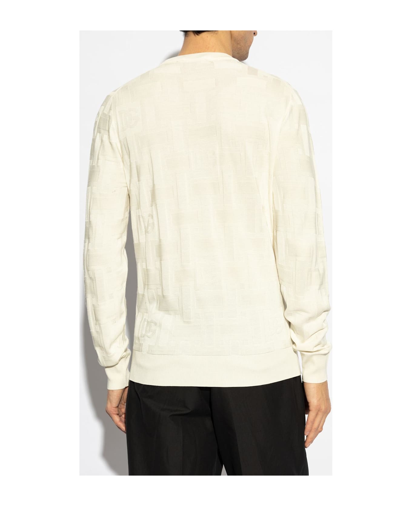 Dolce 
Gabbana Sweater With Monogram - White