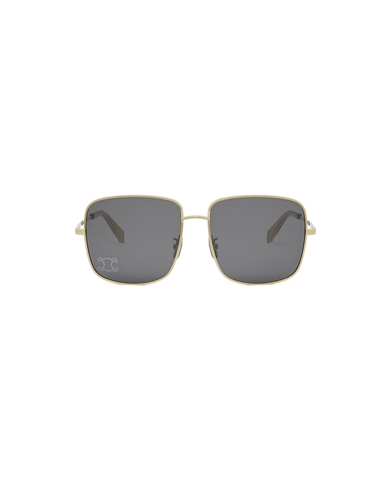 Celine Square Frame Sunglasses - Oro/Grigio