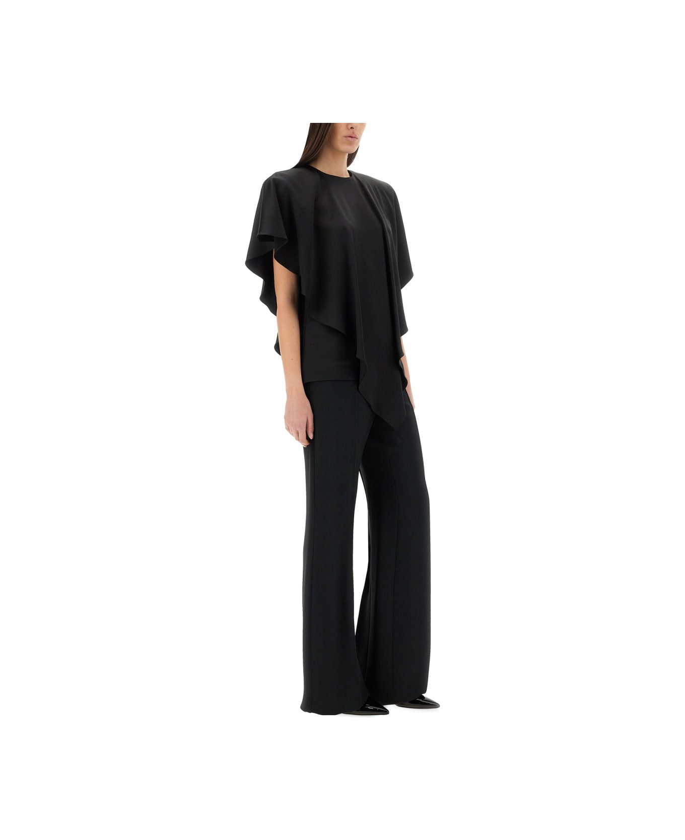 Stella McCartney Draped Top - BLACK