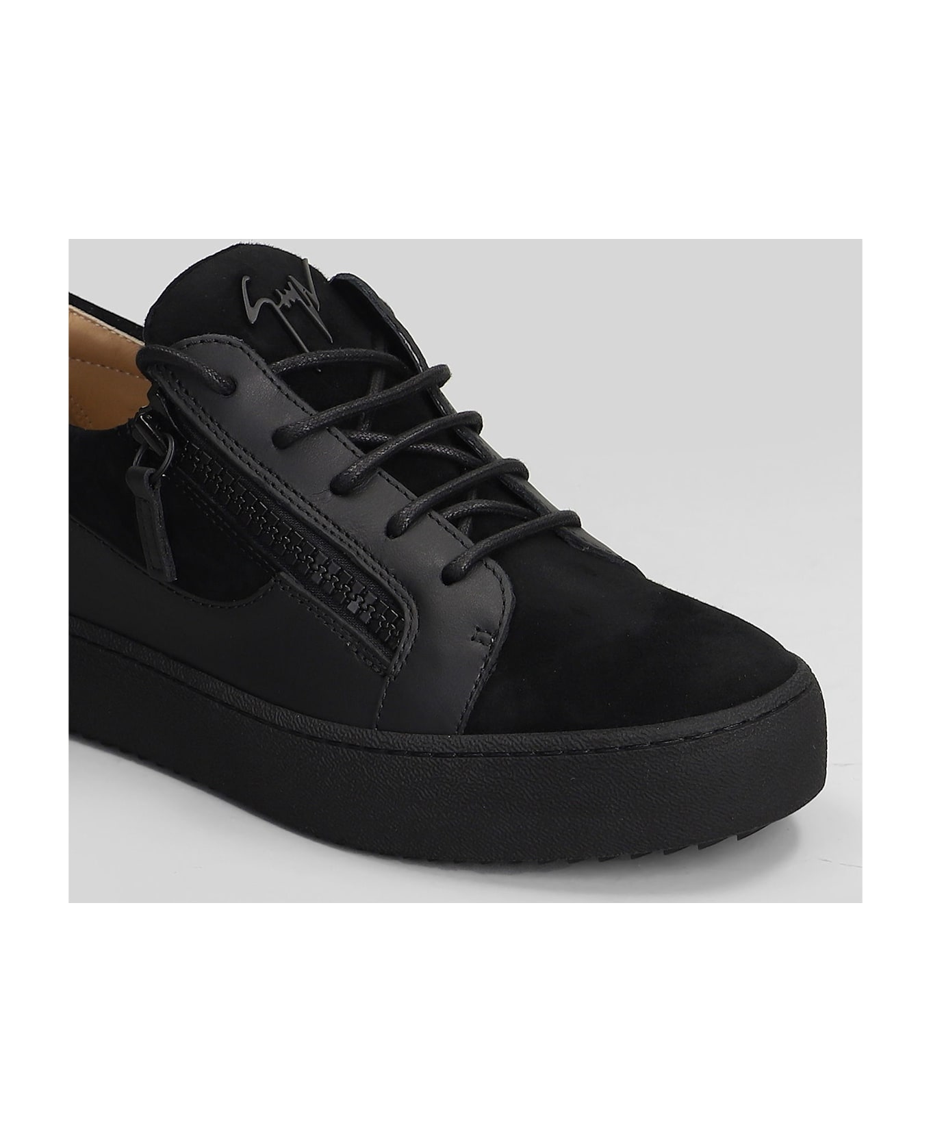 Giuseppe Zanotti Gz94 Sneakers In Black Leather - black