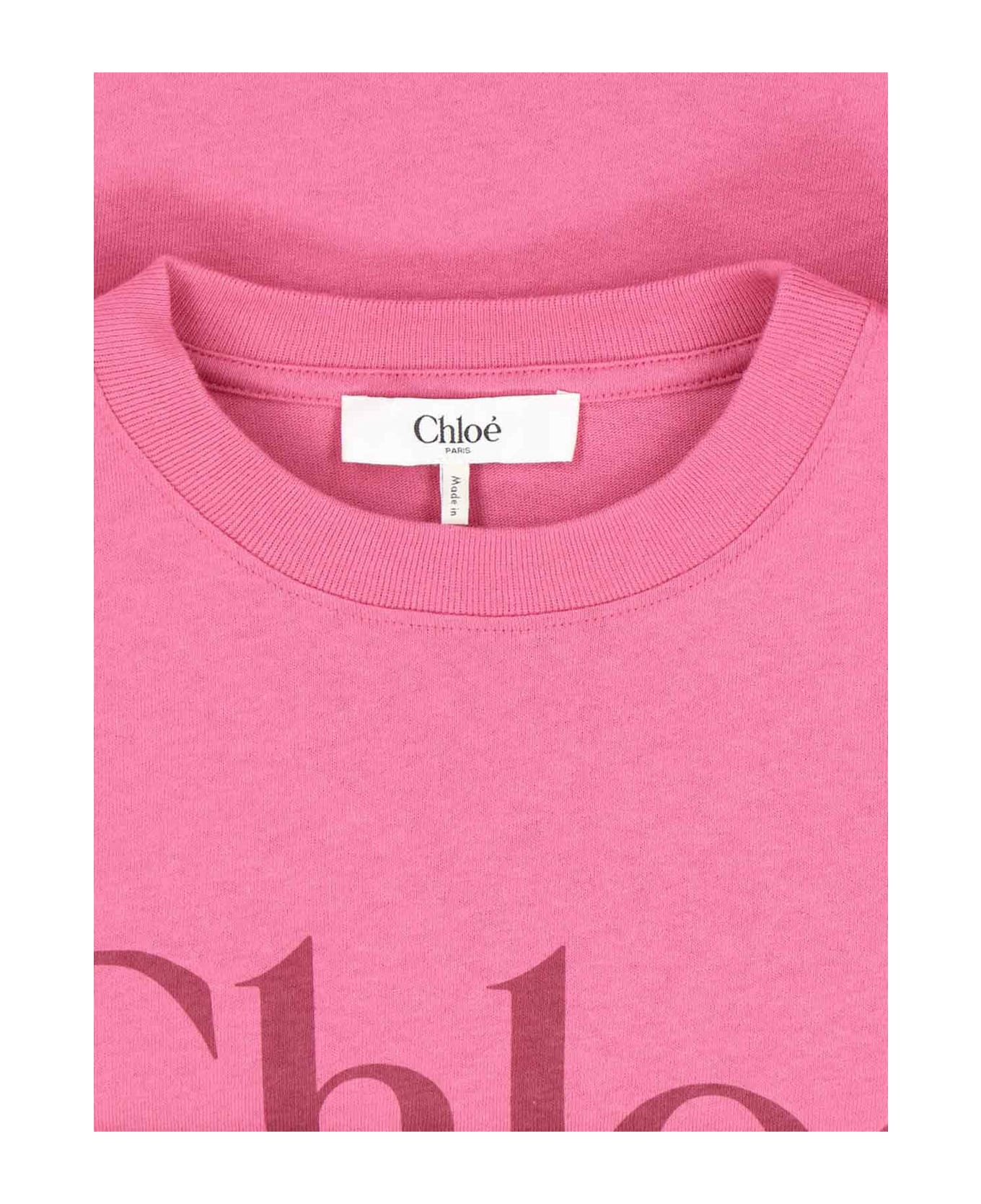 Chloé Logo T-shirt - Pink