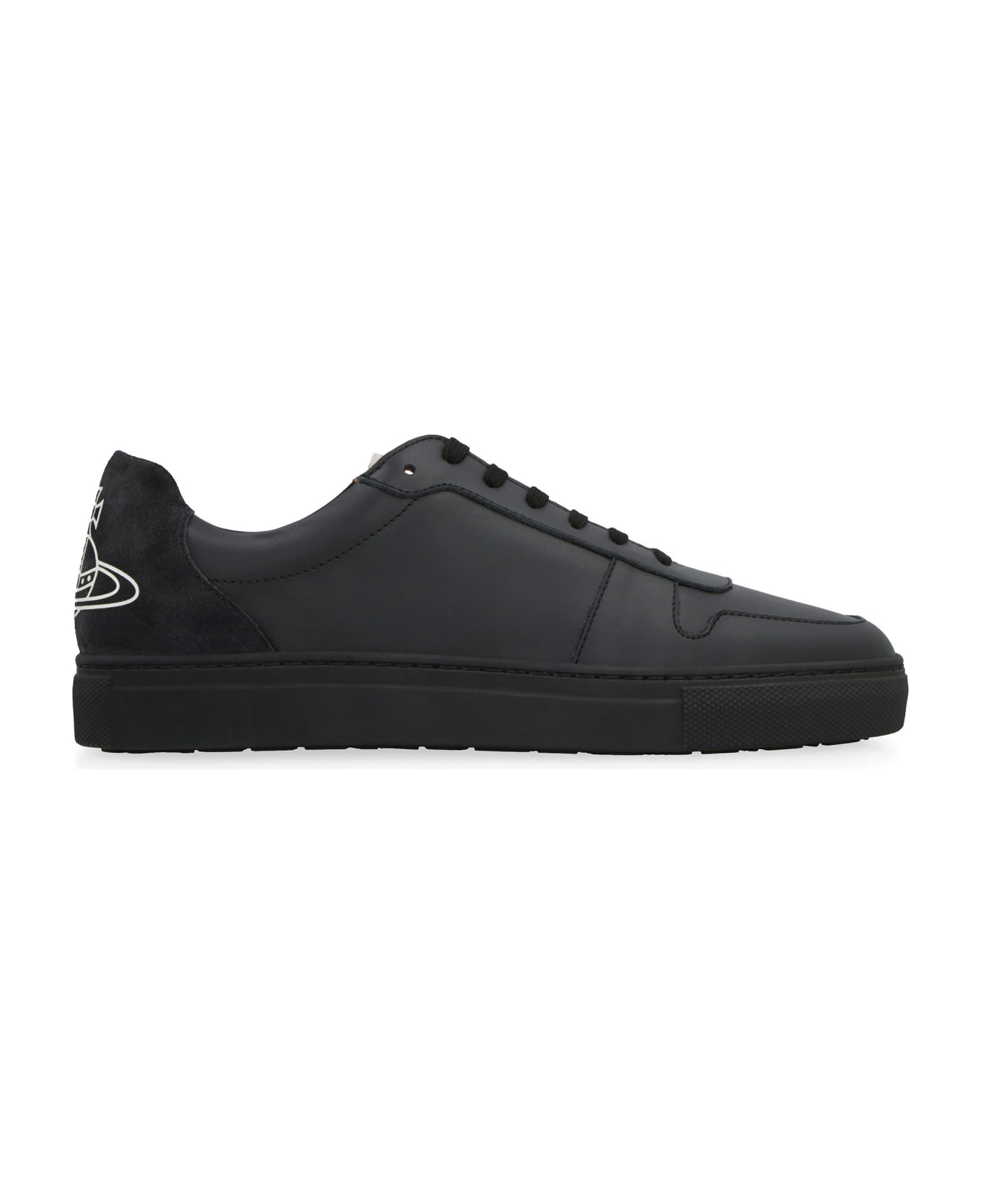 Vivienne Westwood Leather Low-top Sneakers - black