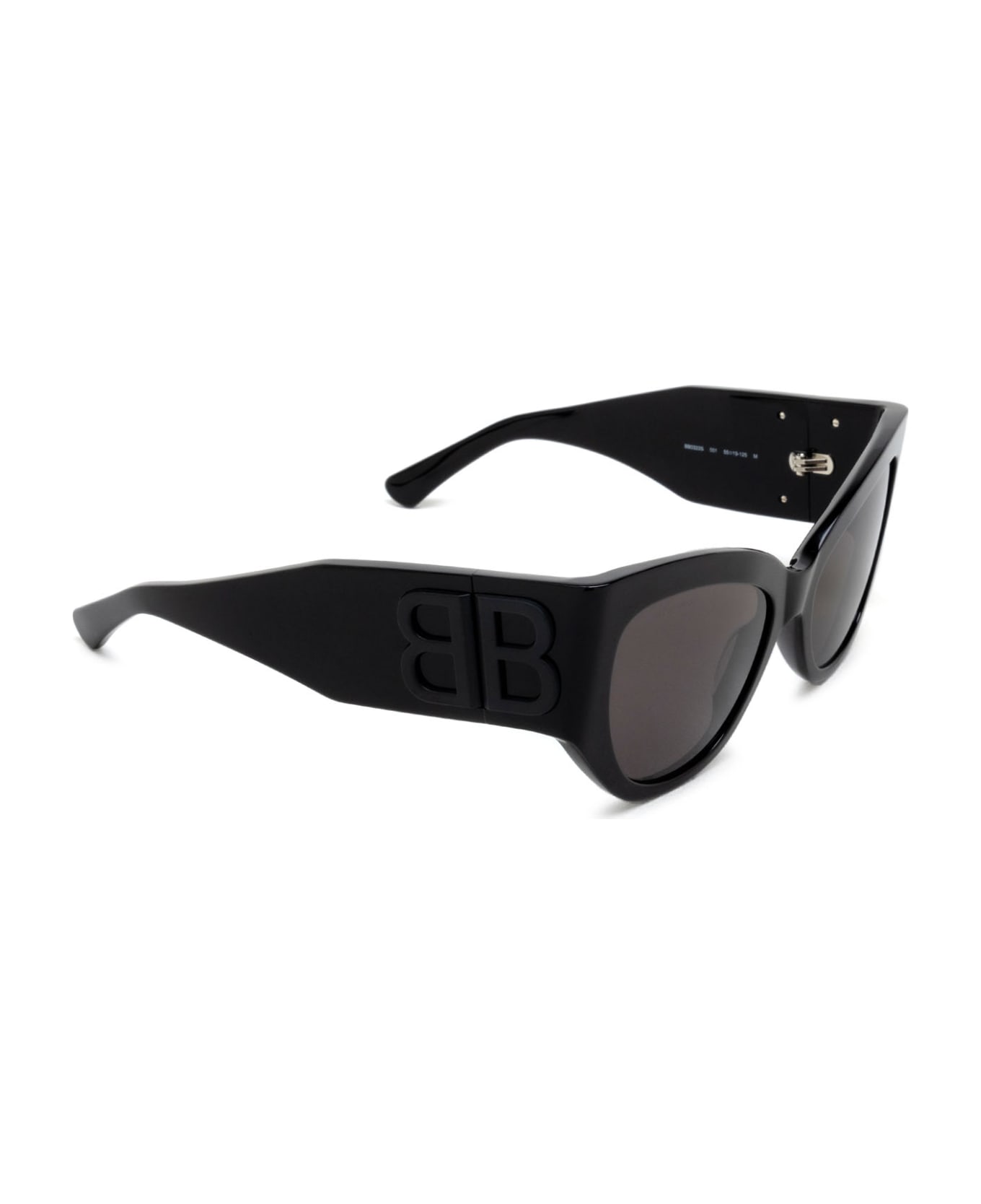 Balenciaga Eyewear Bb Embossed Cat-eye Sunglasses - Black