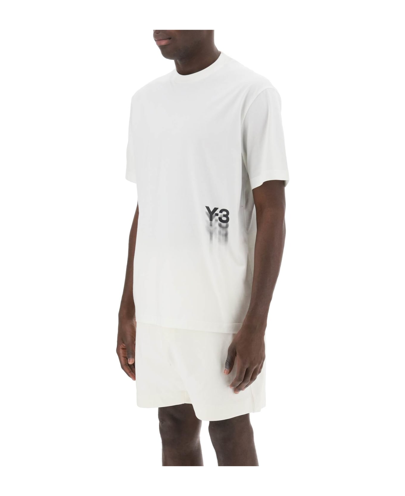 Y-3 Cotton Crew-neck T-shirt - Owhite シャツ