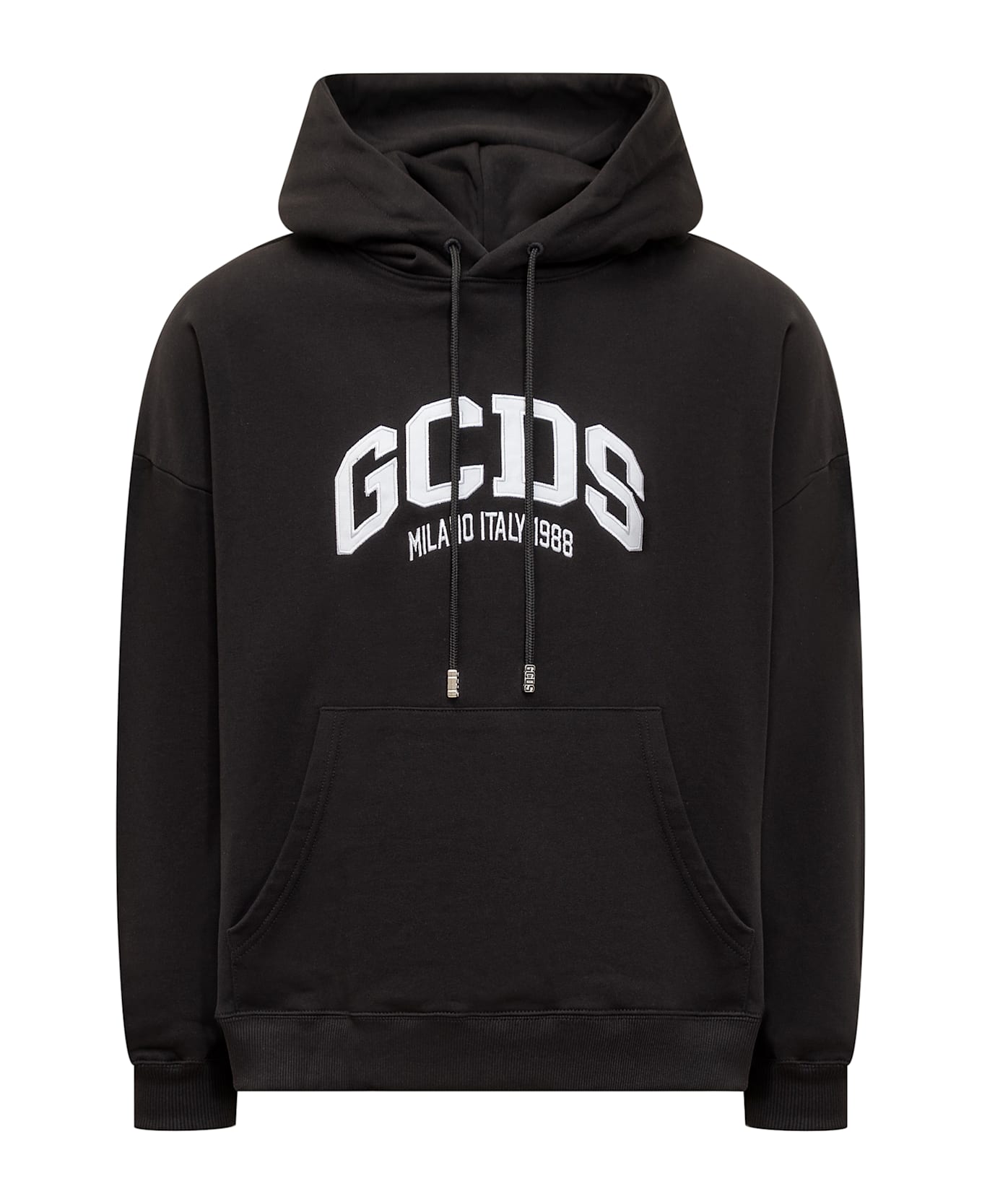 GCDS Hoodie - BLACK