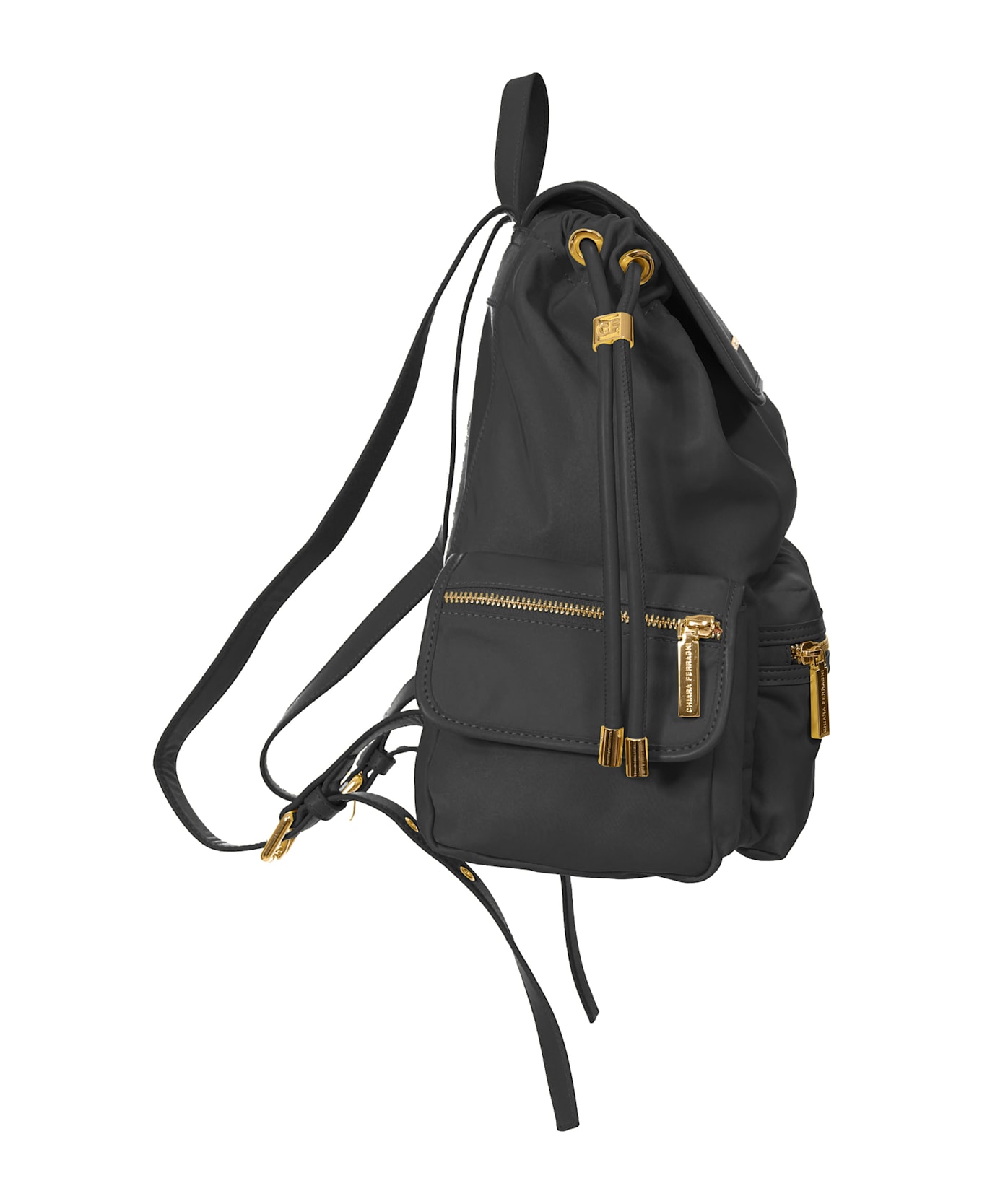 Chiara Ferragni Black Backpack - Black