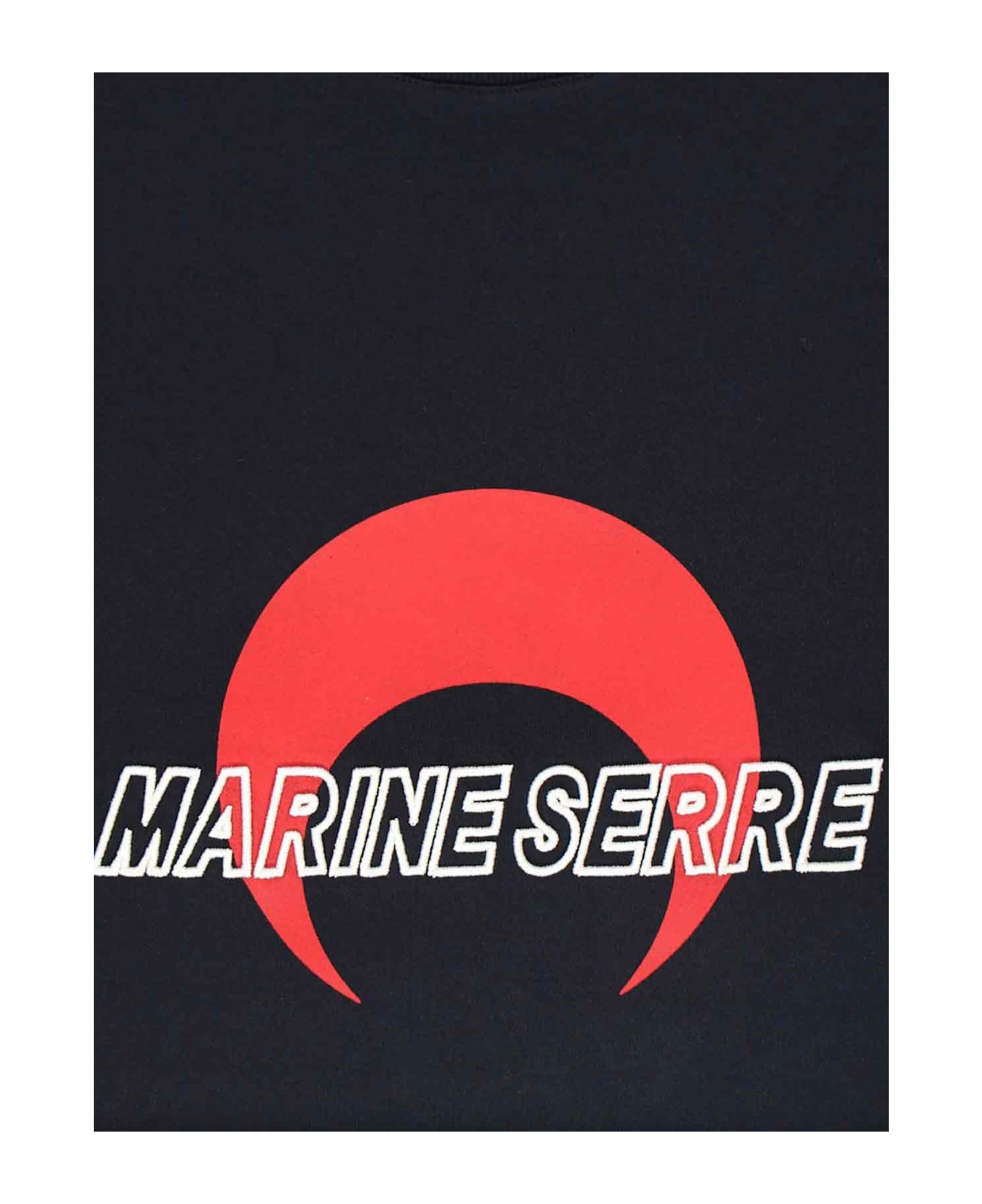Marine Serre Logo T-shirt - Black  