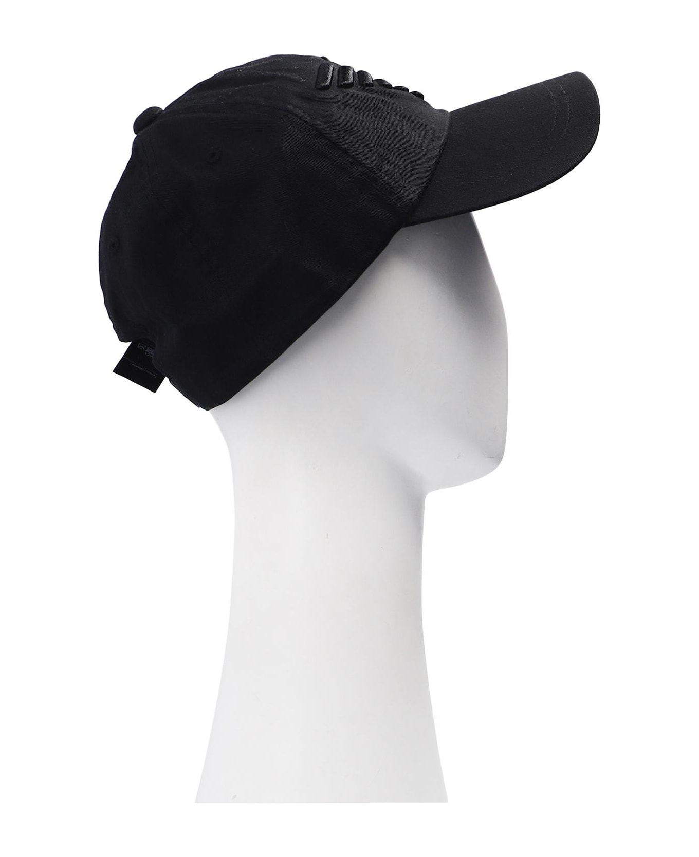 Emporio Armani Branded Baseball Cap - Black