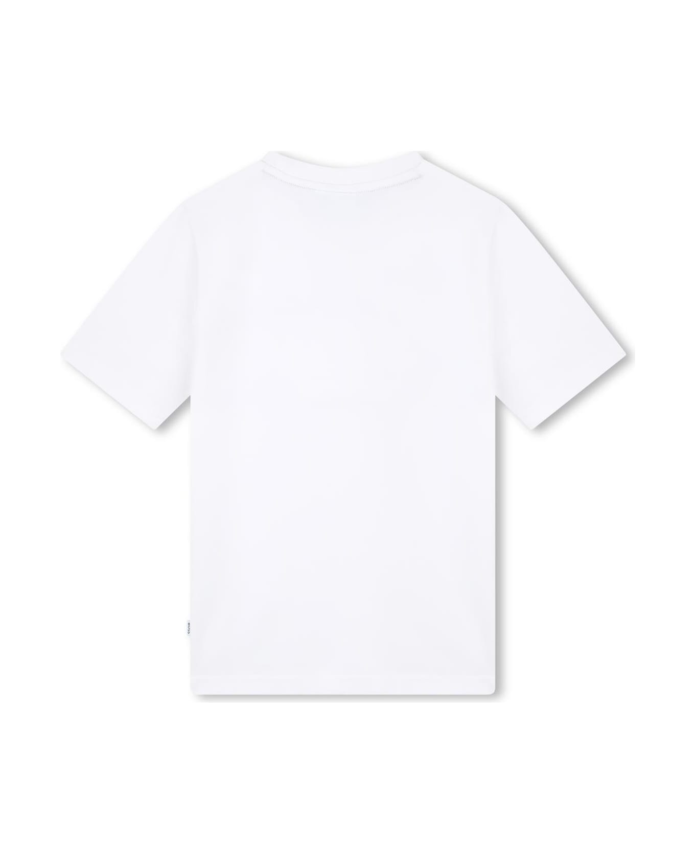 Hugo Boss T-shirt Con Stampa - White