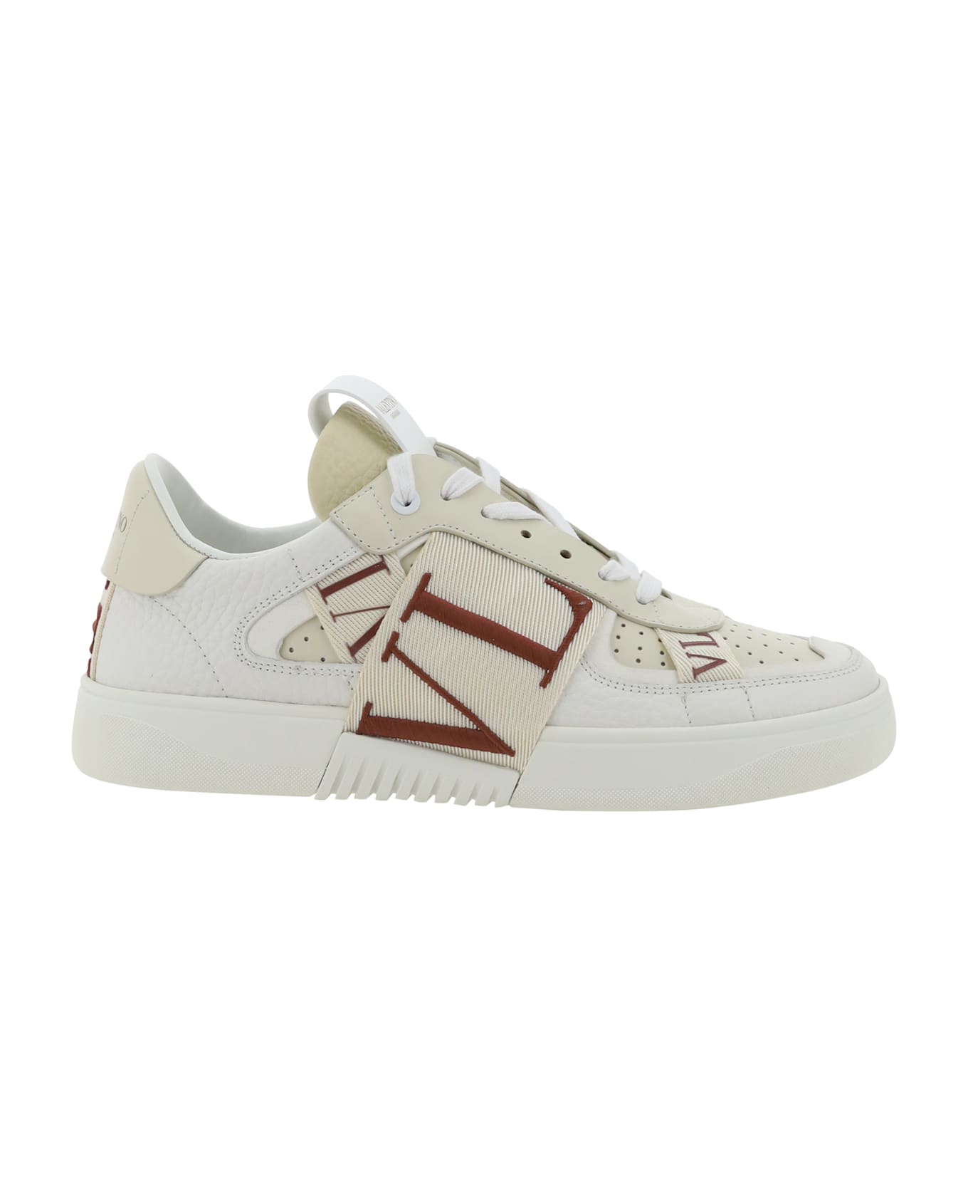 Valentino Garavani Vl7n Sneakers - Bianco/ivory-rose Brown/l.ivory/ivory/bi