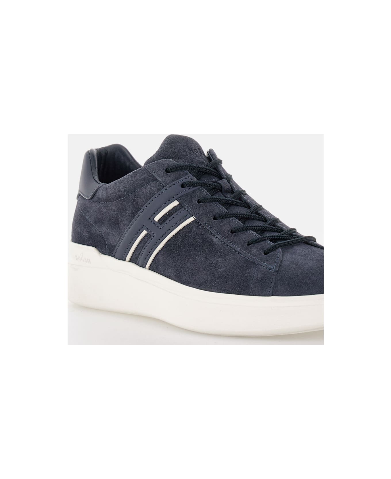 Hogan H Slash Lace-up Shoe - Blue