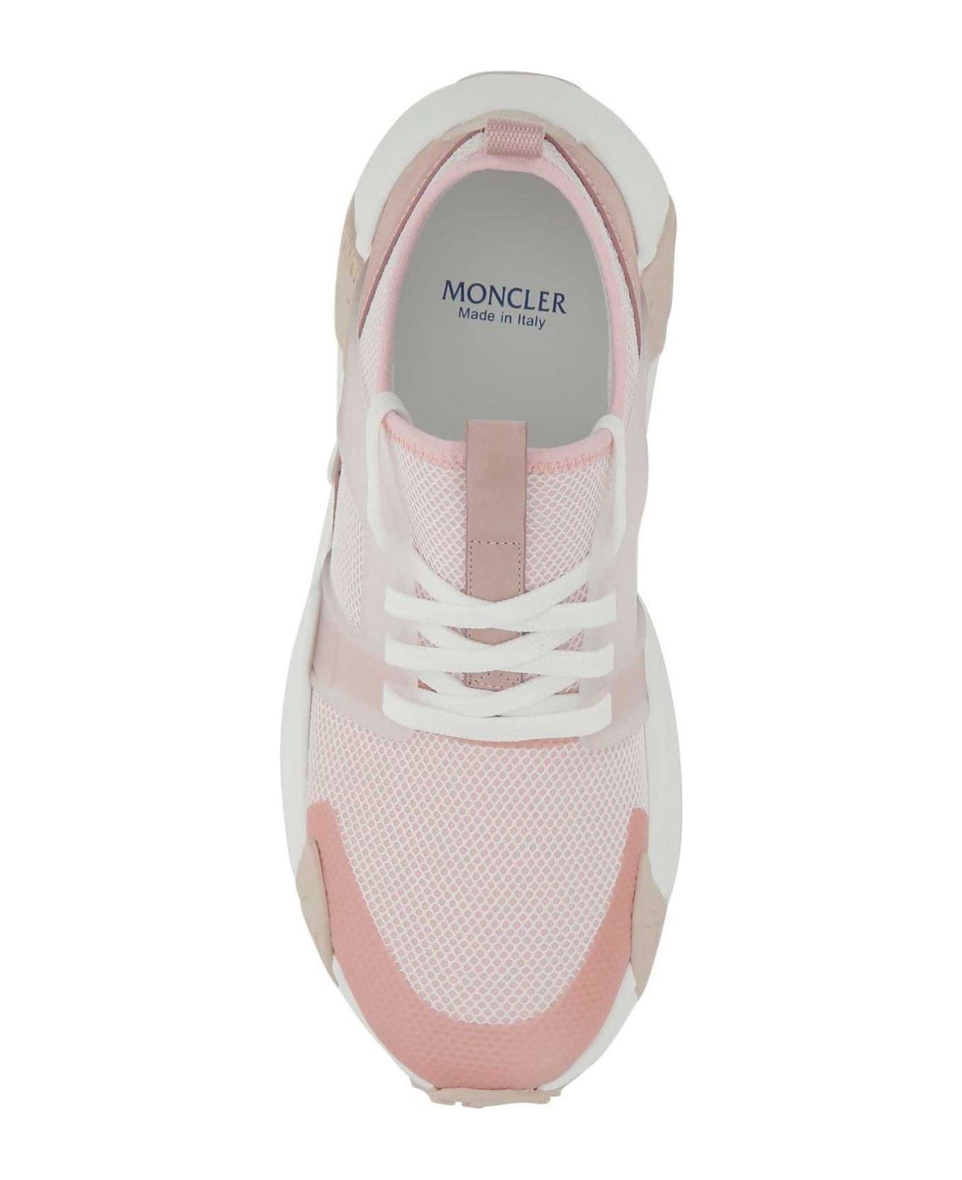 Moncler Round Toe Lace-up Sneakers
