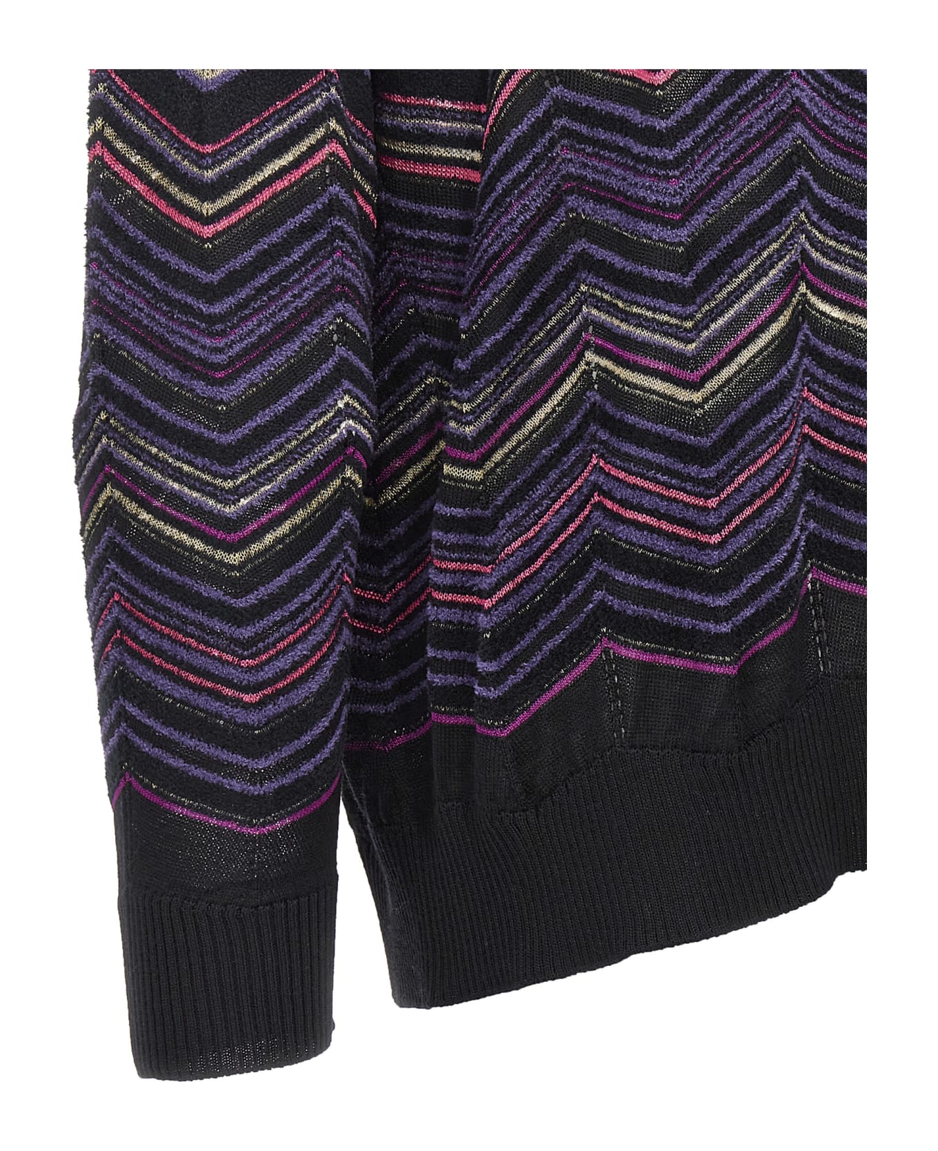 Missoni 'zig Zag' Sweater - Purple ニットウェア