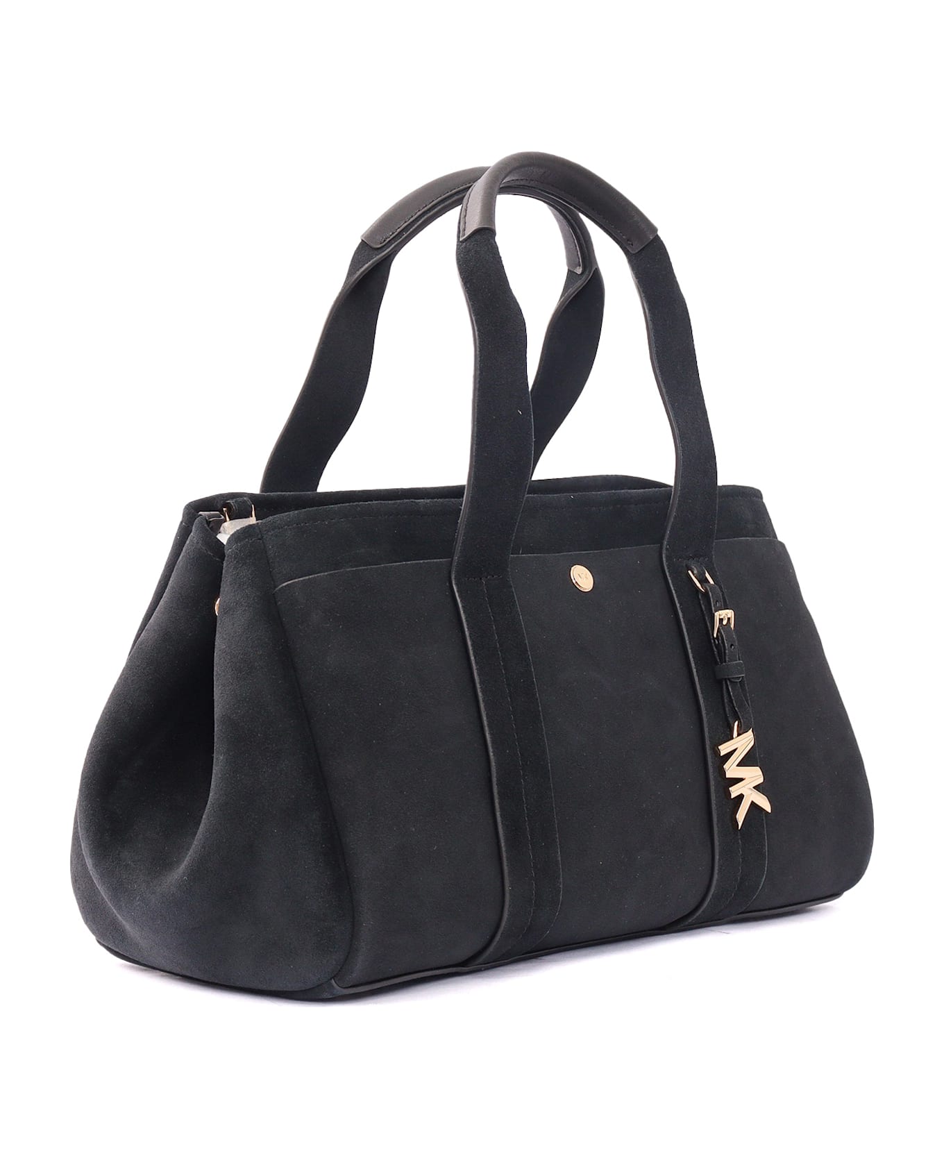 Michael Kors Sm Ew Satchel - BLACK