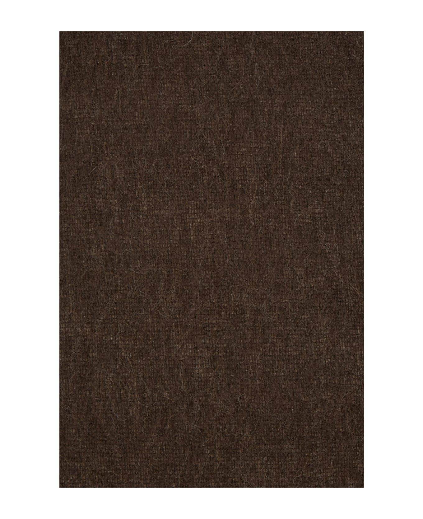 Marni Chocolate Alpaca Blend Scarf - MAROON