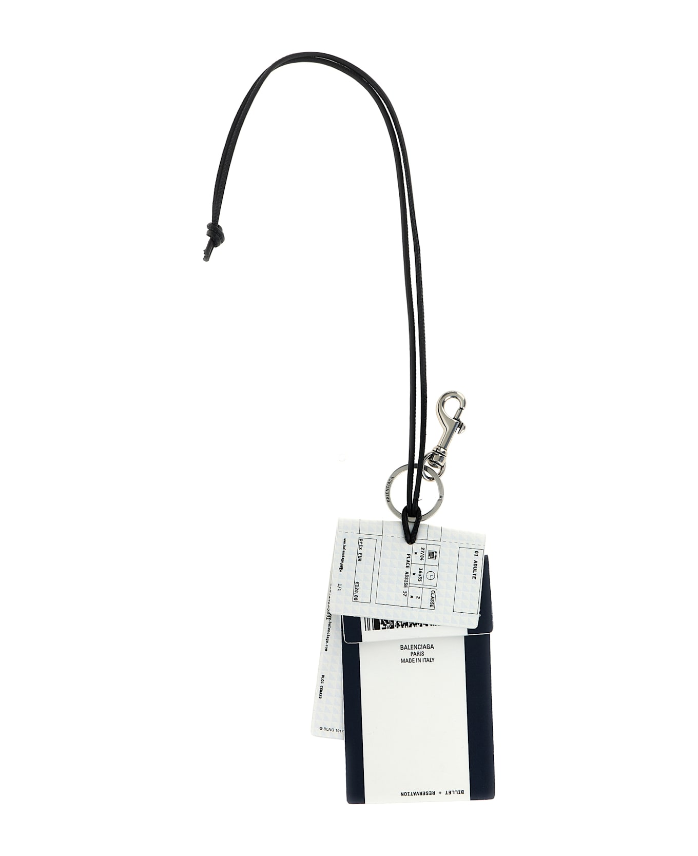 Balenciaga 
train Ticket
 Keyring - Blue