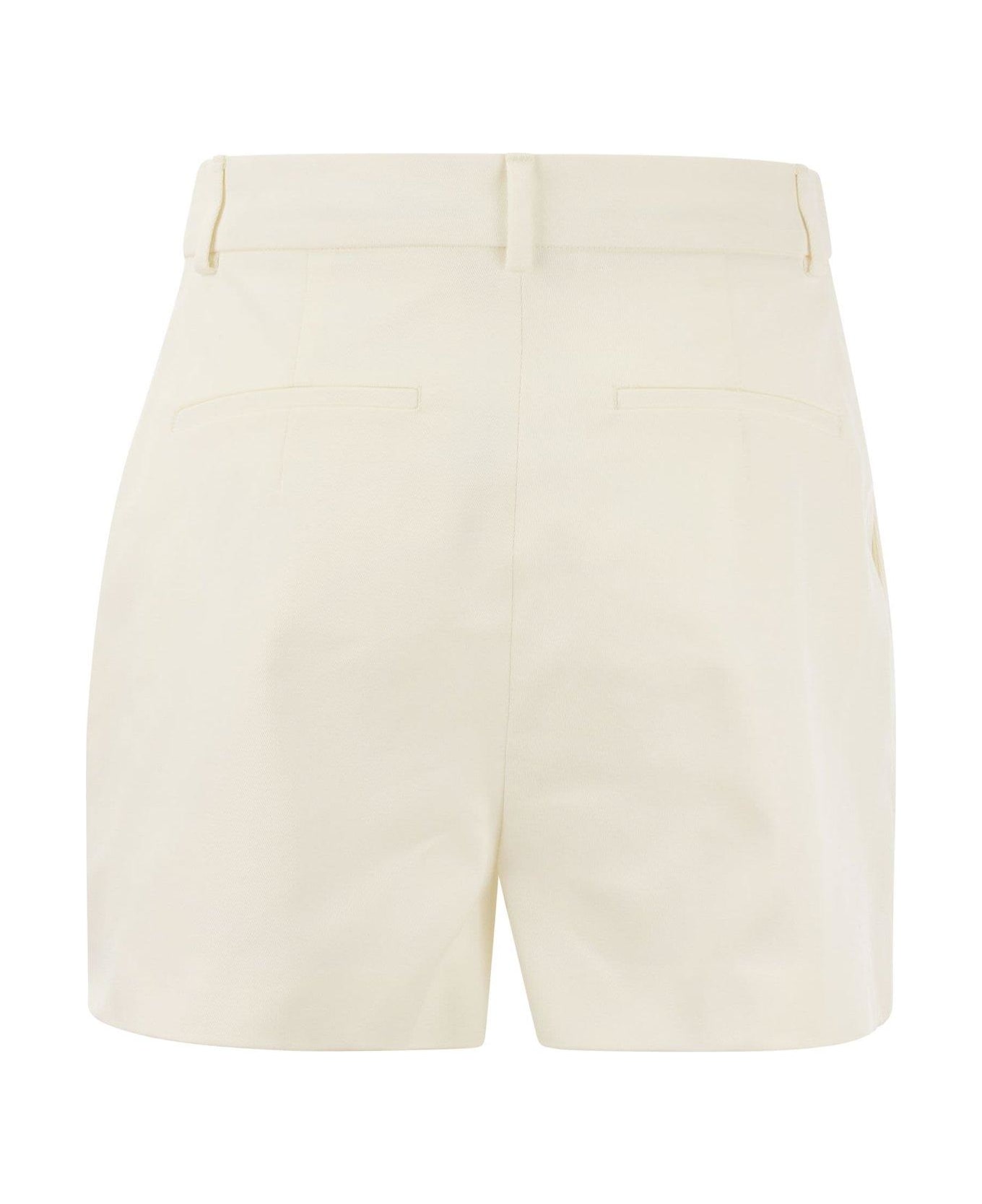 SportMax Unico Washed Shorts - White ショートパンツ