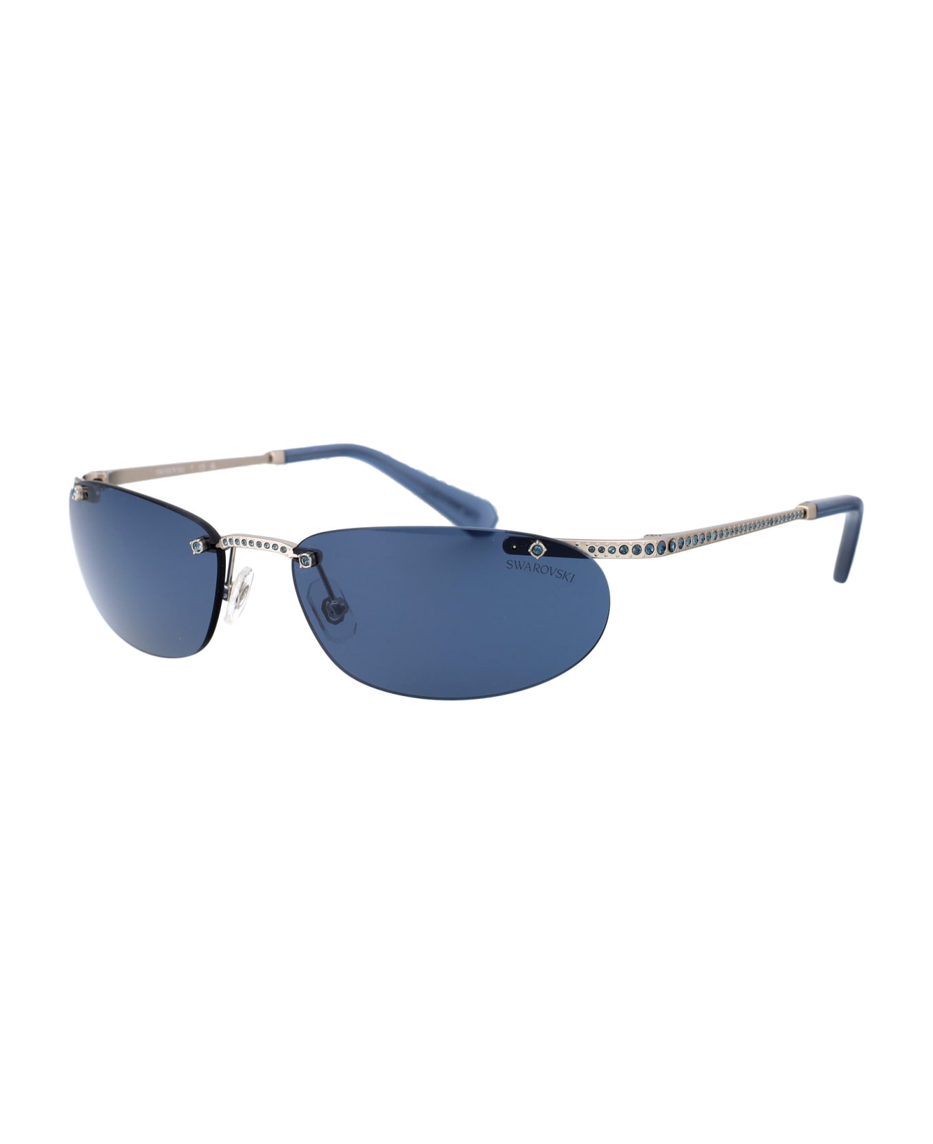 Swarovski 0sk7019 Sunglasses - 402555 Matte Silver