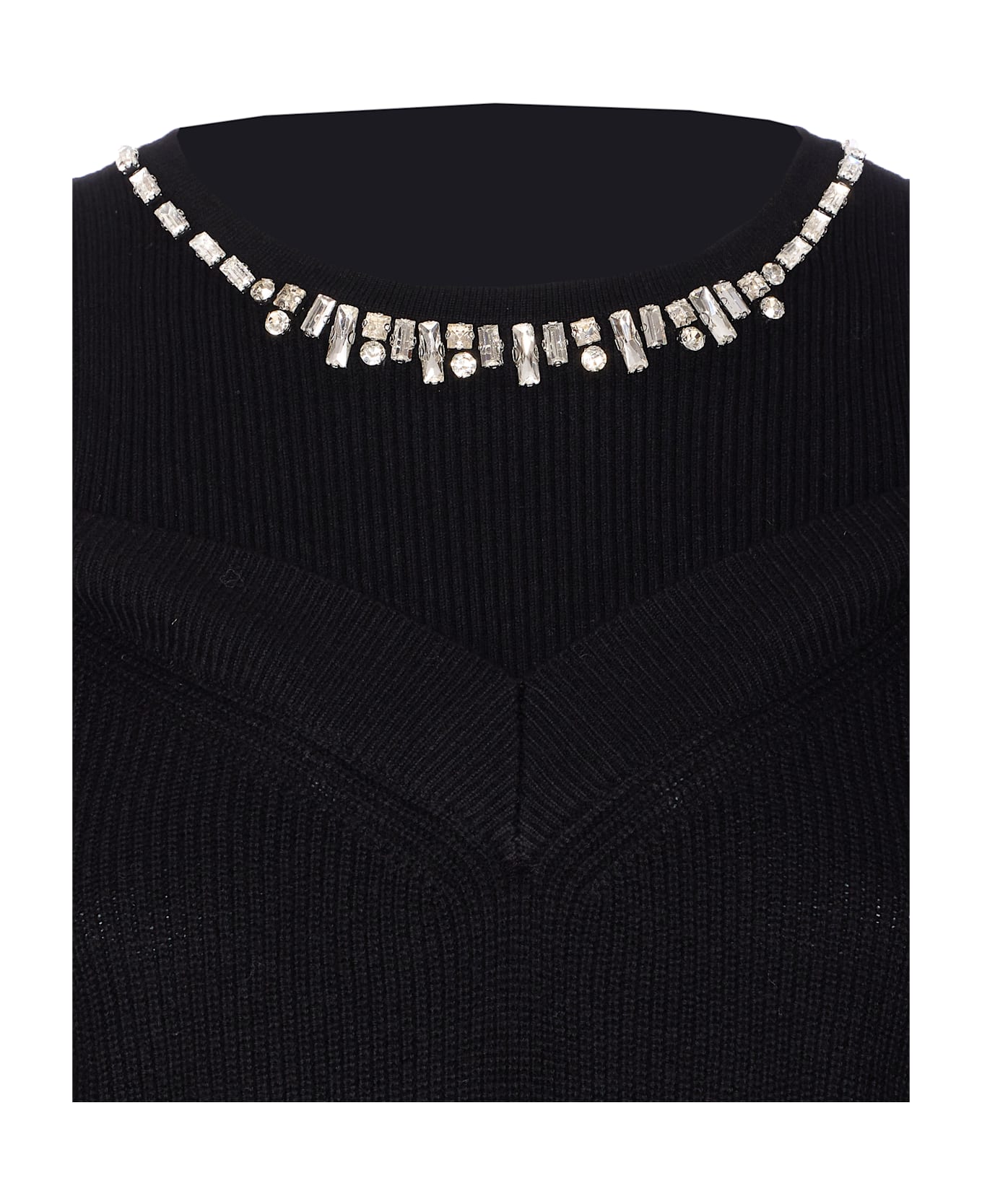 Liu-Jo Cut Out Sweater - Black