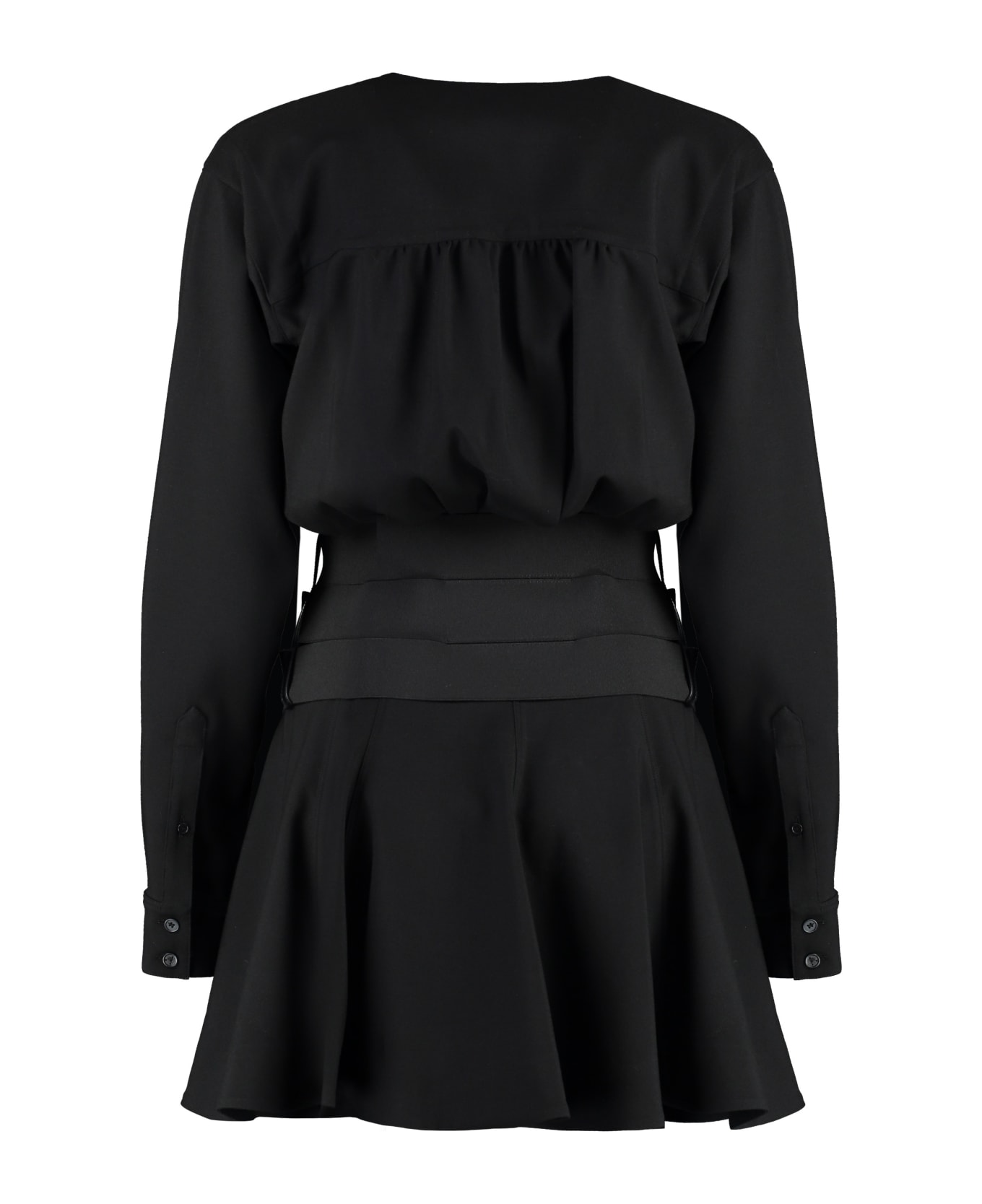Alaia Wool Dress - black