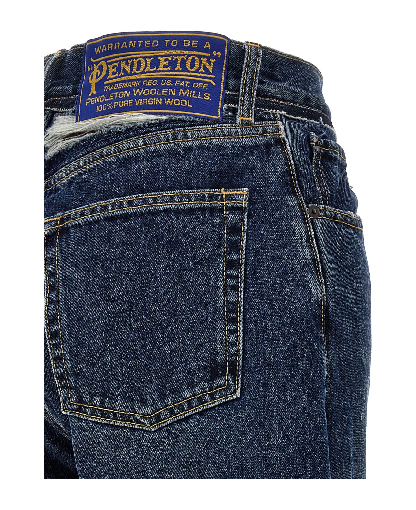Maison Margiela Pendleton Jeans - Blue