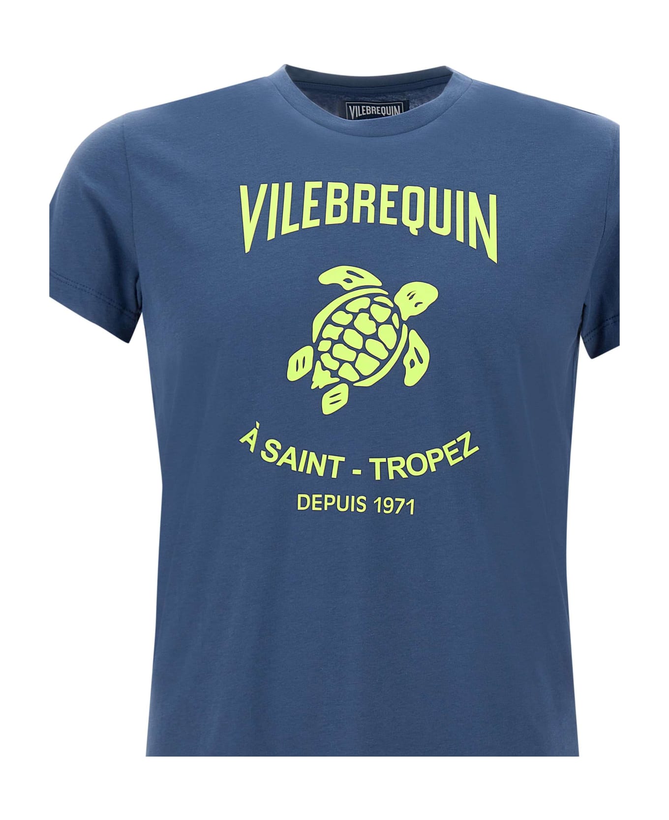 Vilebrequin Cotton T-shirt - BLUE