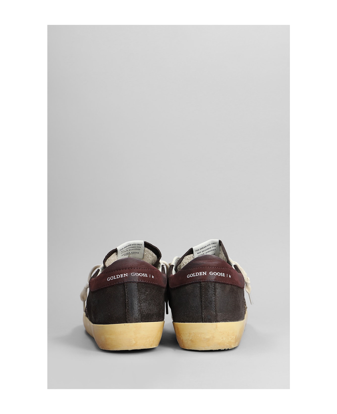 Golden Goose Superstar Sneakers In Dark Brown Nubuck - dark brown