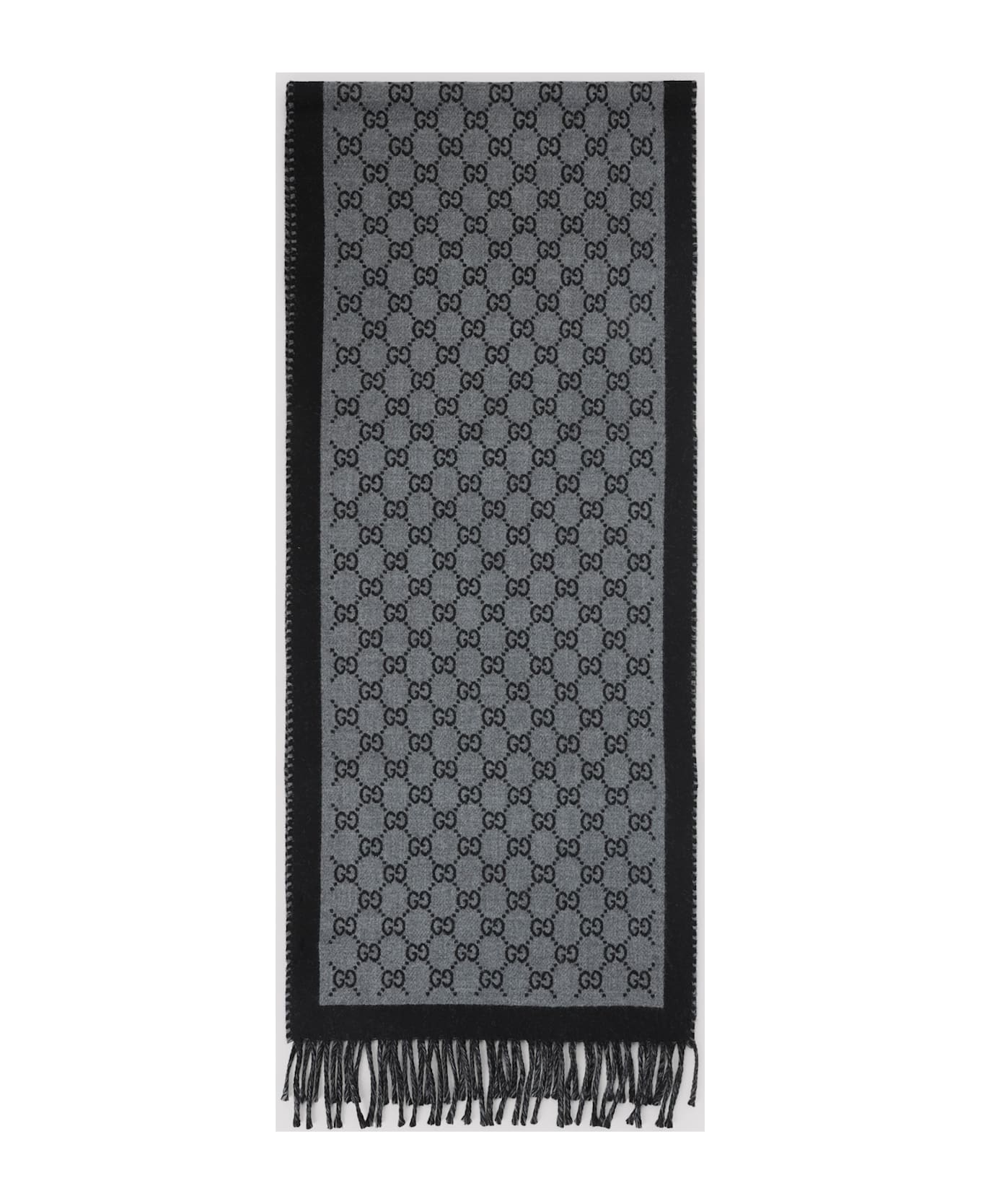 Gucci New Moon Wool Scarf - Flanner Black