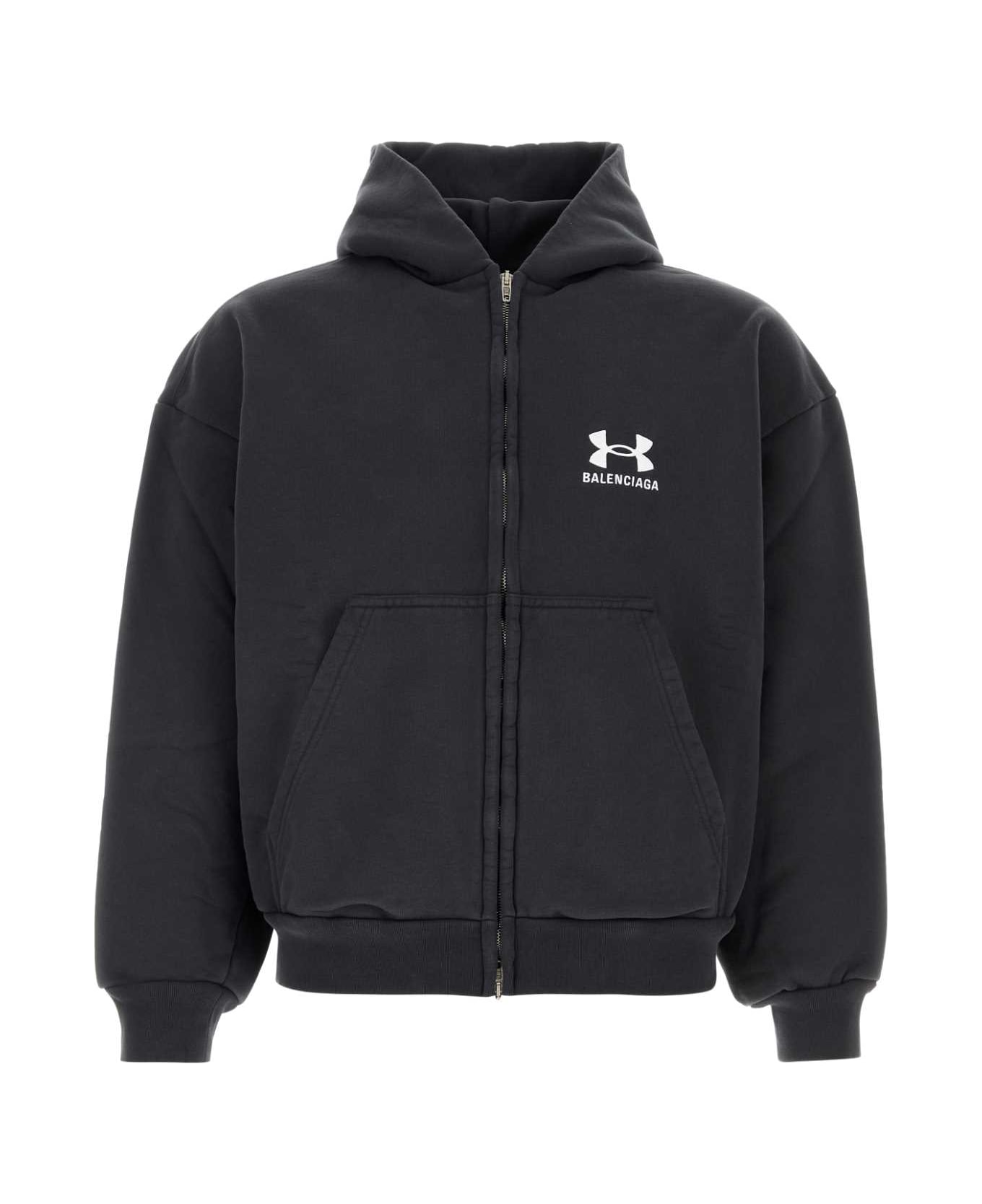 Balenciaga X Under Armourâ® Sweatshirt - WASHEDBLACKWHITE