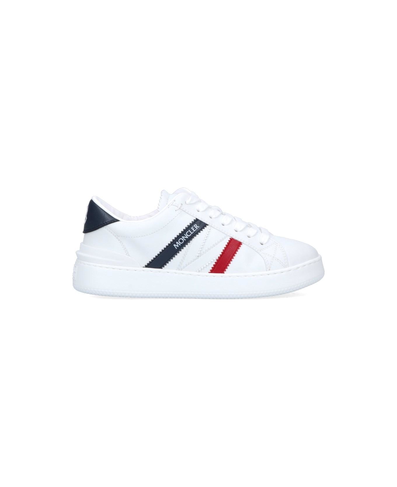 Moncler 'monaco M' Sneakers - White